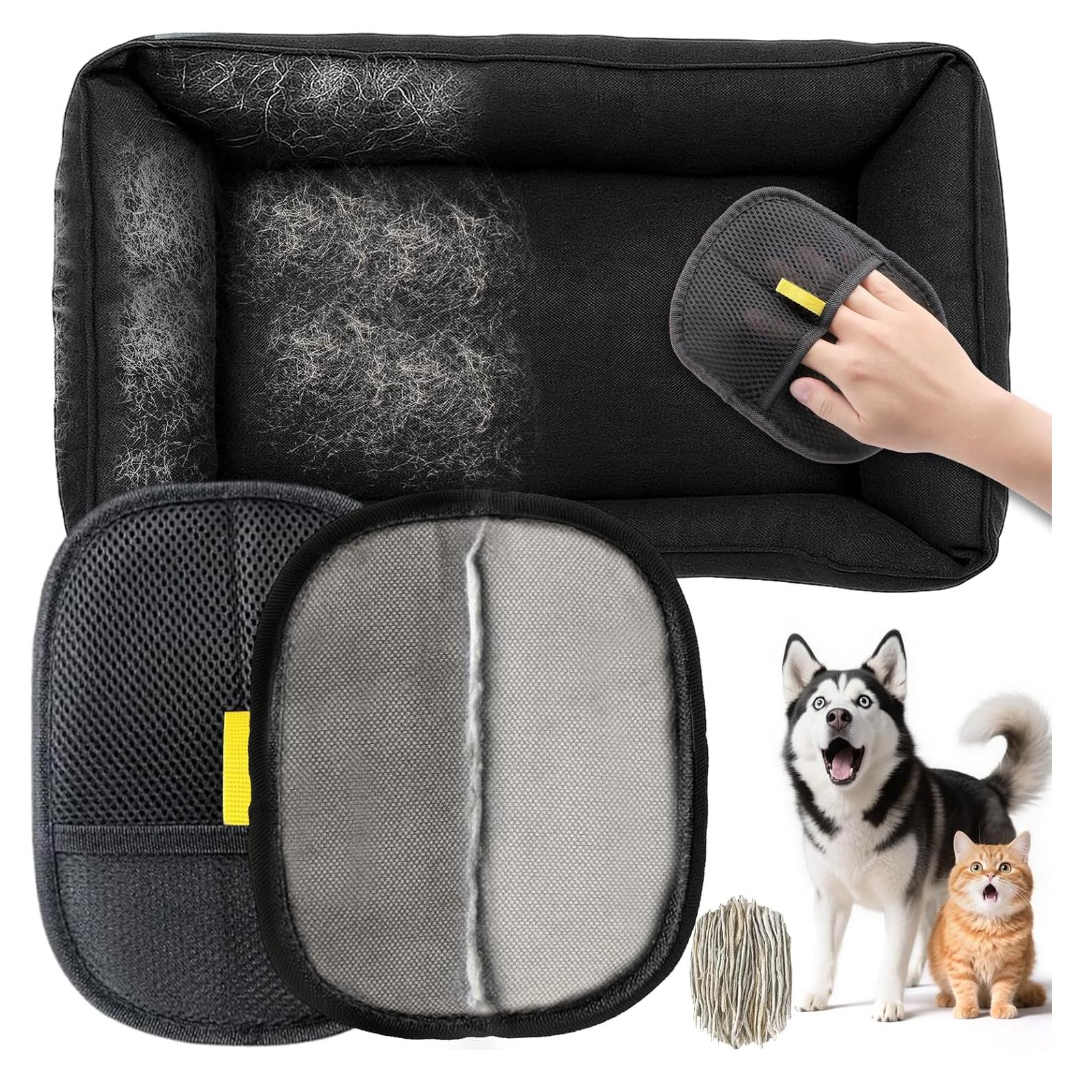 Guantes Quitapelos para Mascotas BABORUI - 2 Paquete Ecológicos