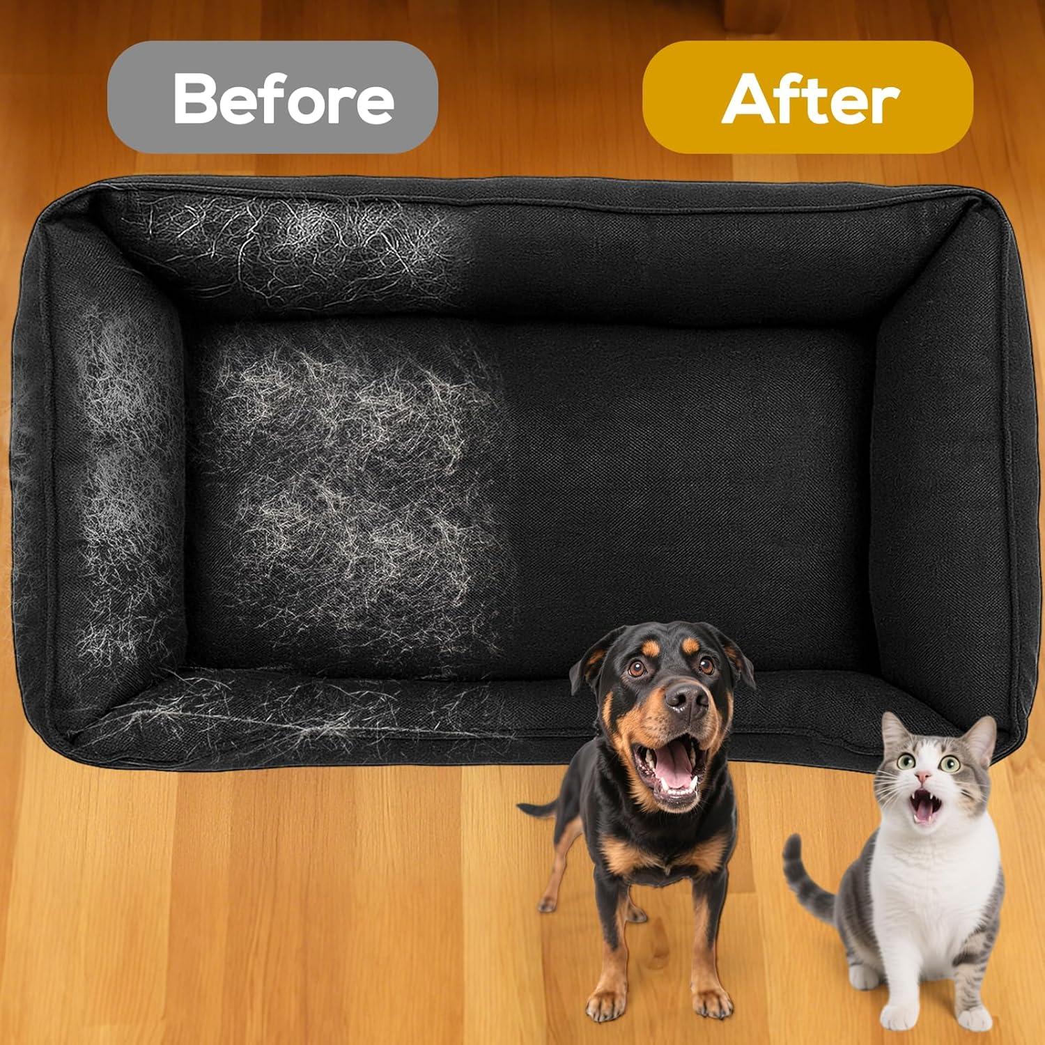 Guantes Quitapelos para Mascotas BABORUI - 2 Paquete Ecológicos