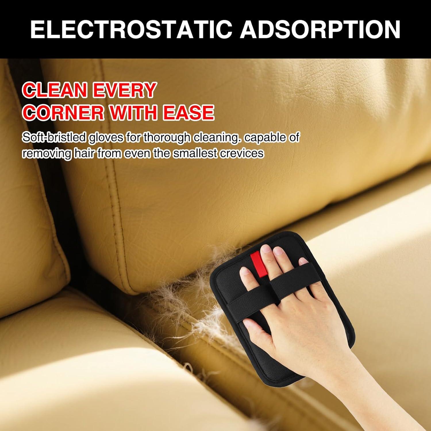 Guante Limpiador de Pelo de Mascota OQXEJPHFN 17x13cm Reutilizable