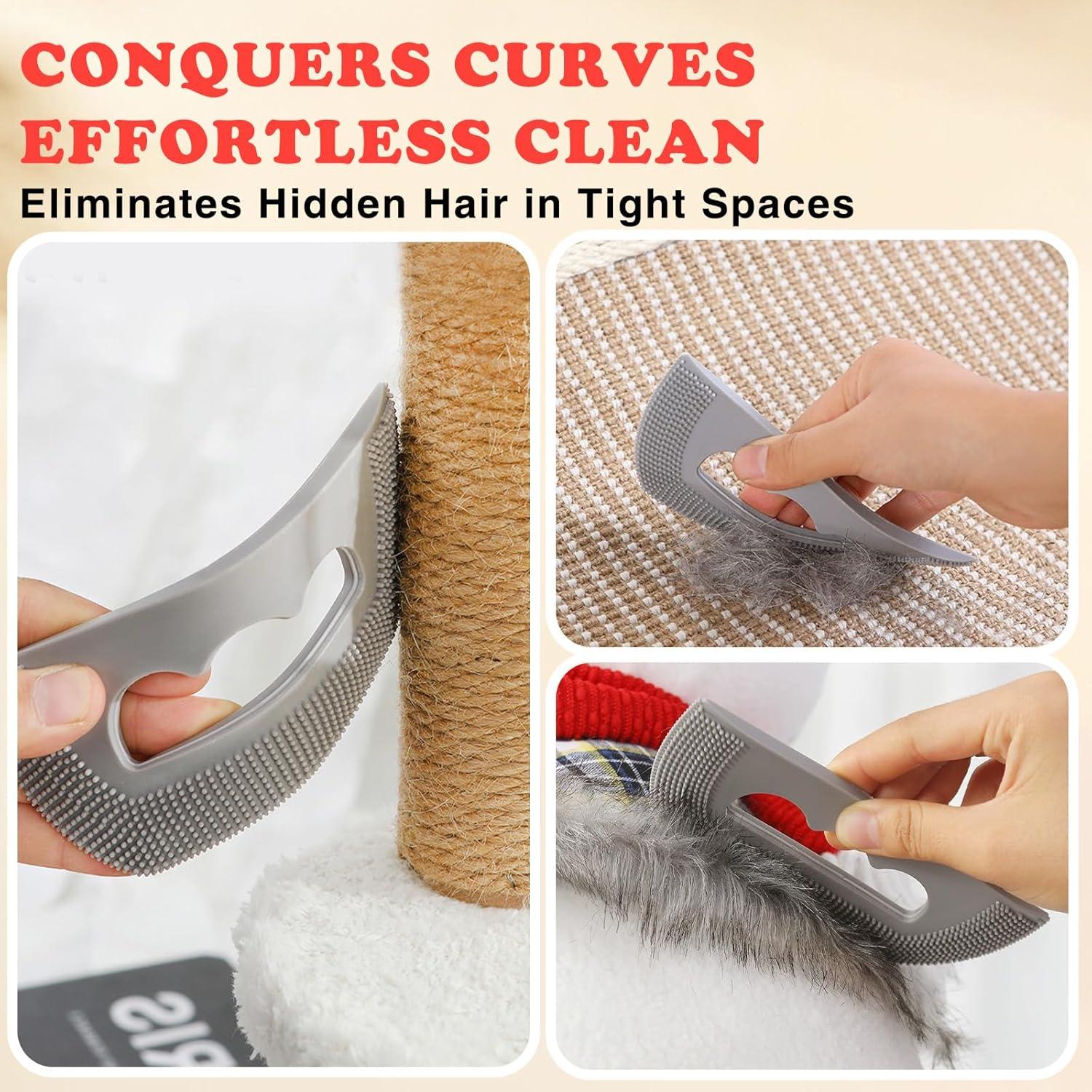 Guantes Electrostáticos para Remoción de Pelo de Mascota - 2 Pcs