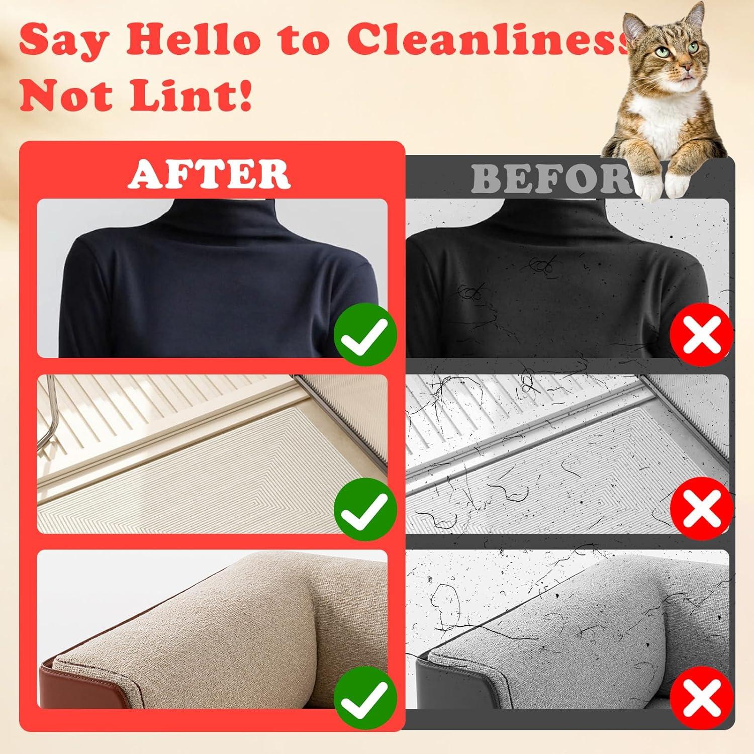 Guantes Electrostáticos para Remoción de Pelo de Mascota - 2 Pcs