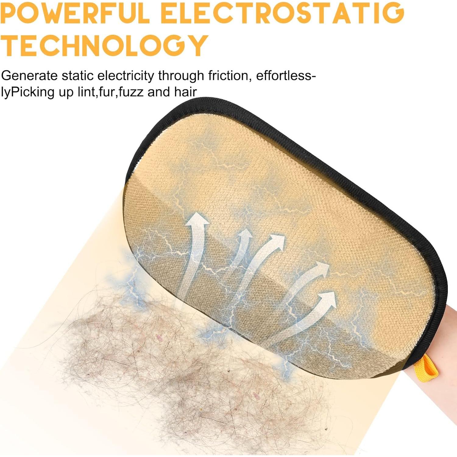 Guantes Removedor de Pelo de Mascotas Magic Brush VerdeVilla