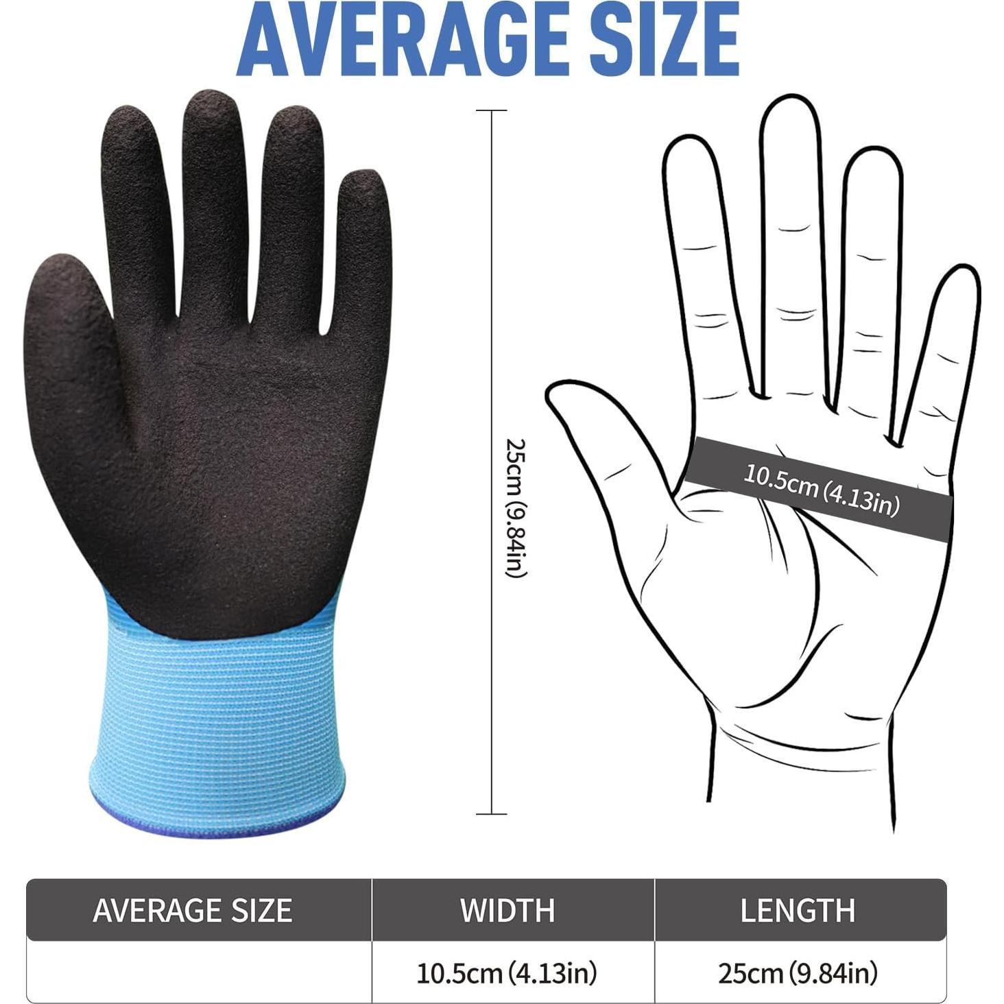 Guantes Aislantes 1000V Impermeables Antideslizantes Azul