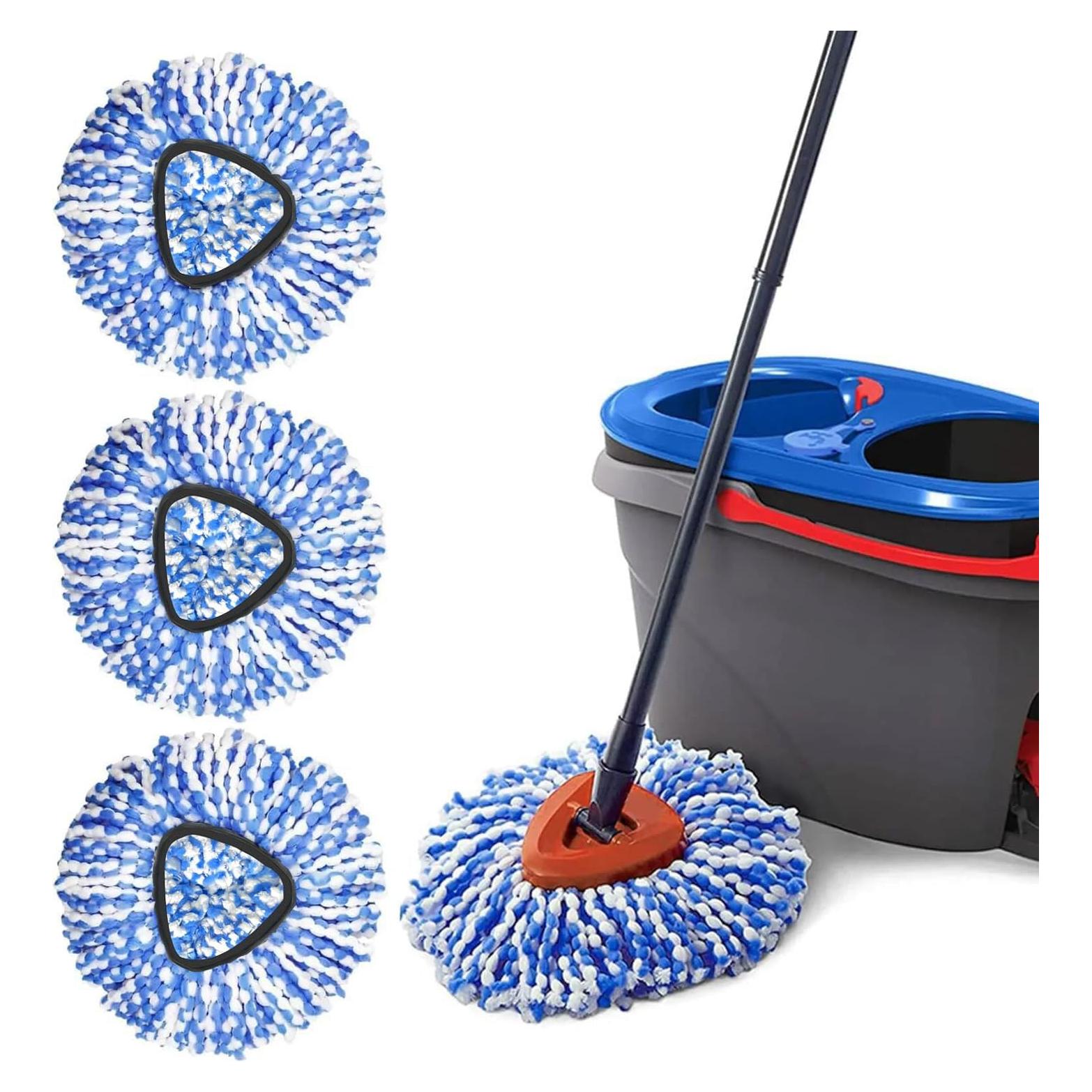 Cabezas de Repuesto Microfibra para Mopas RinseClean 2 Tanques