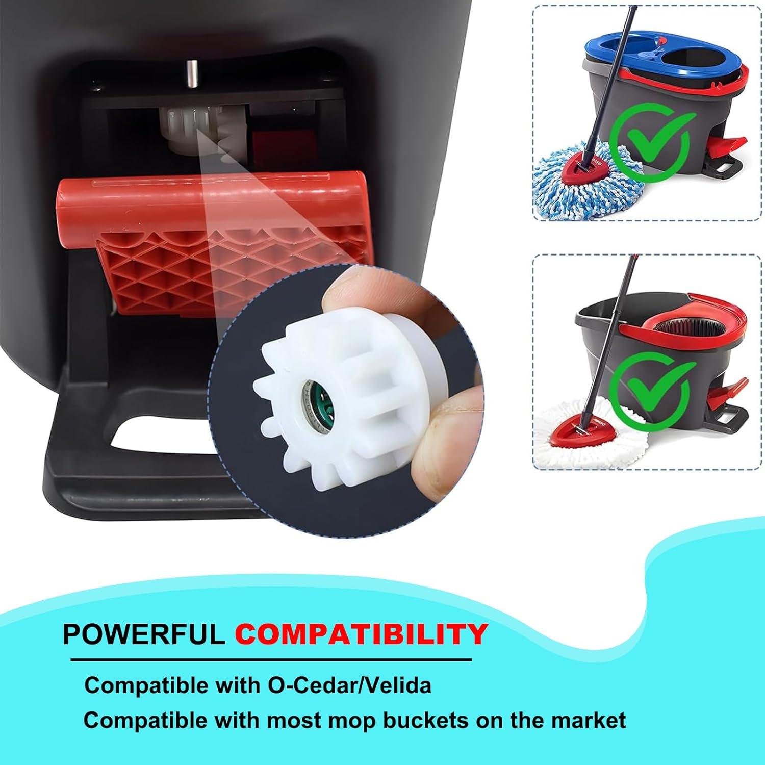 Kit de Engranajes de Reemplazo FXHDC-M para Mop de Giro 2-Pack