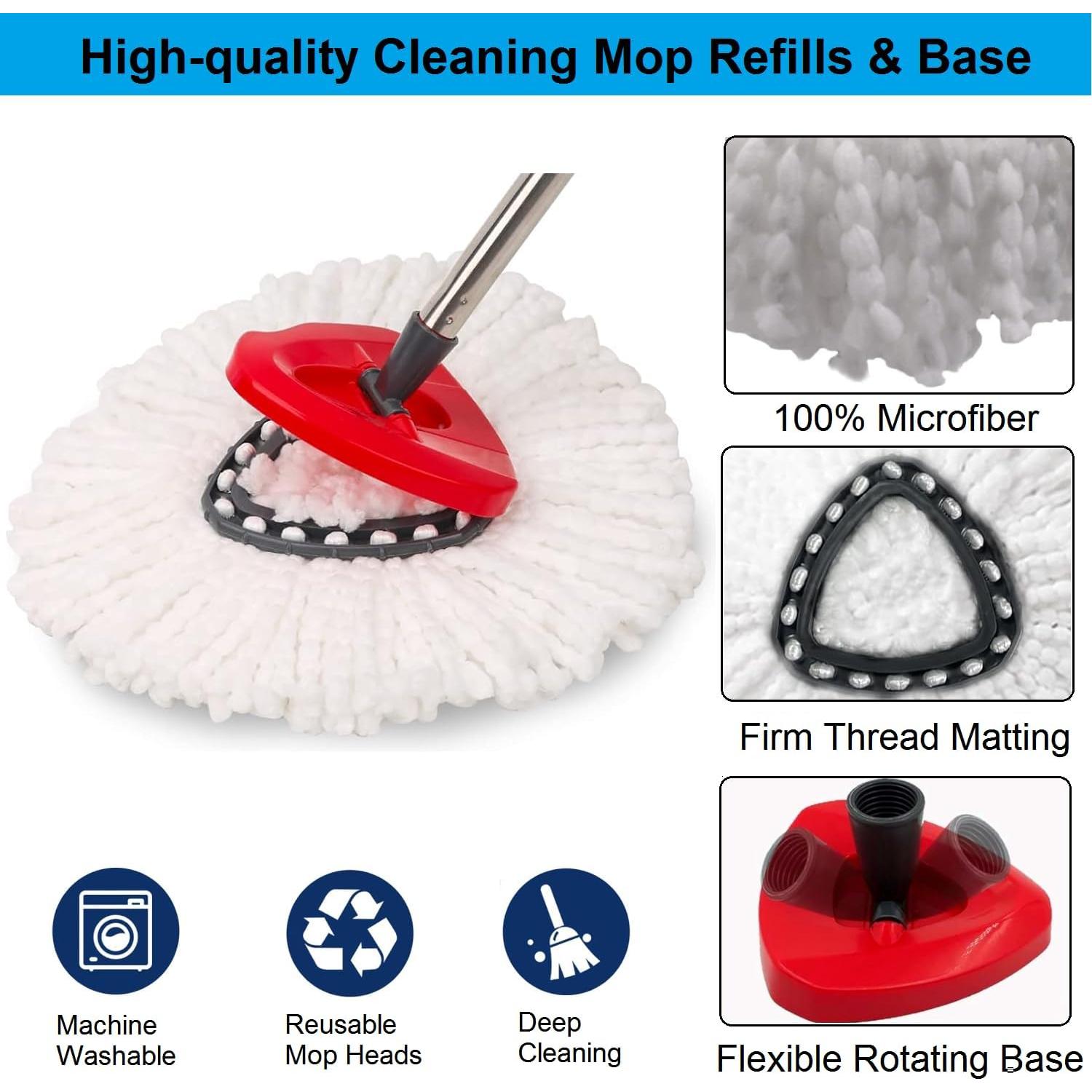 Paquete de 3 cabezales de mopa KAMISAFE para O Cedar RinseClean