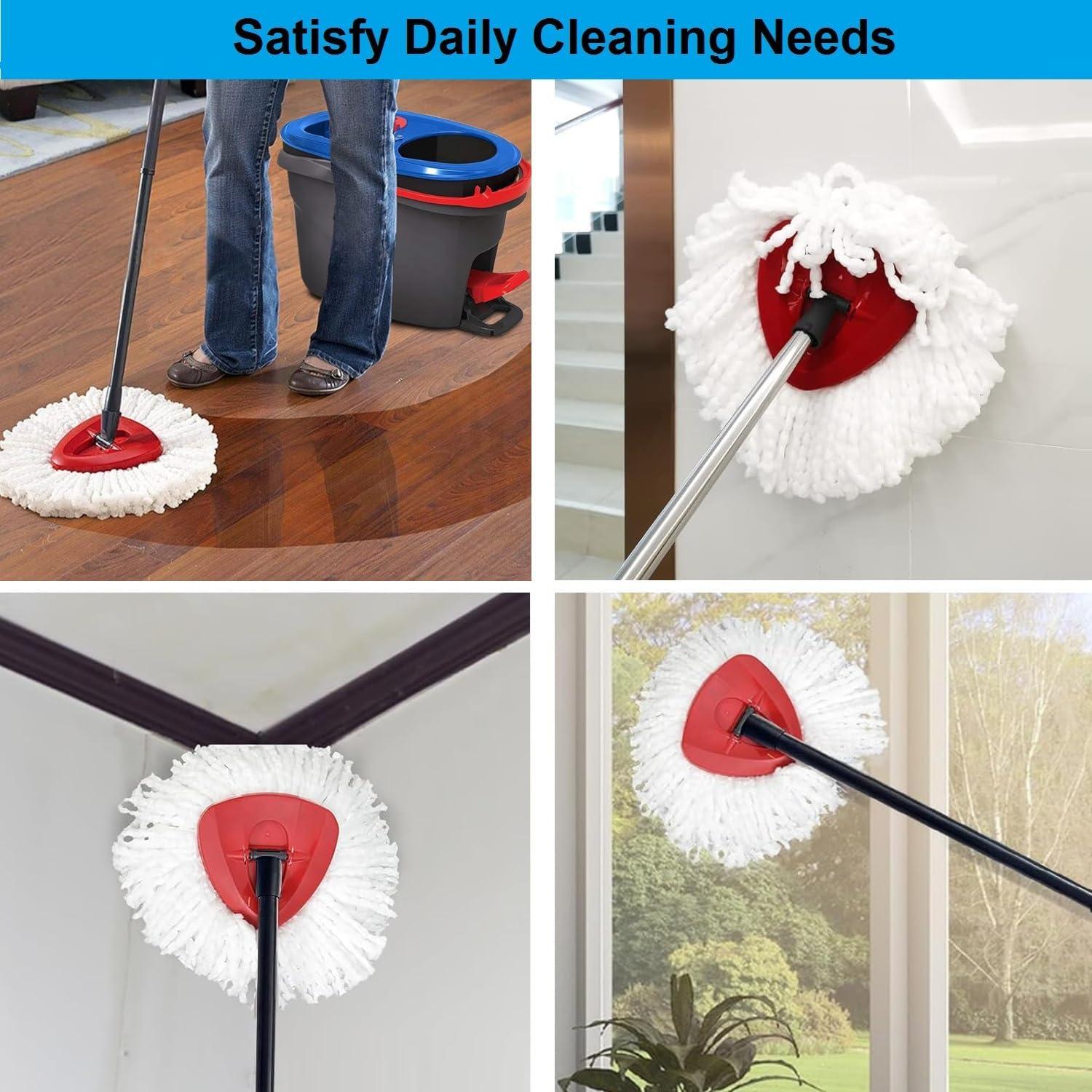 Paquete de 3 cabezales de mopa KAMISAFE para O Cedar RinseClean