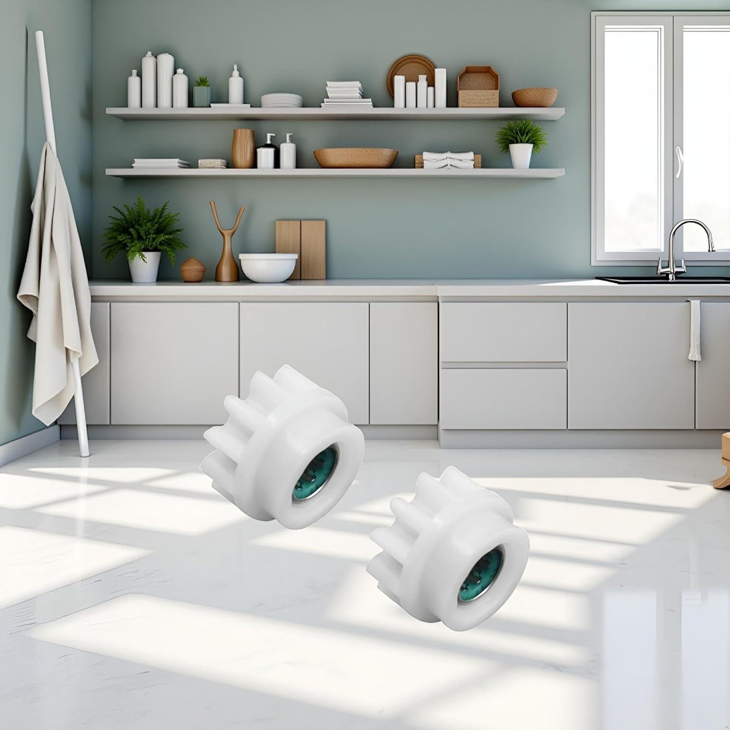 Cubo de Trapeador Blanco WsjiaboFux Reemplazo Pedal 2 Piezas