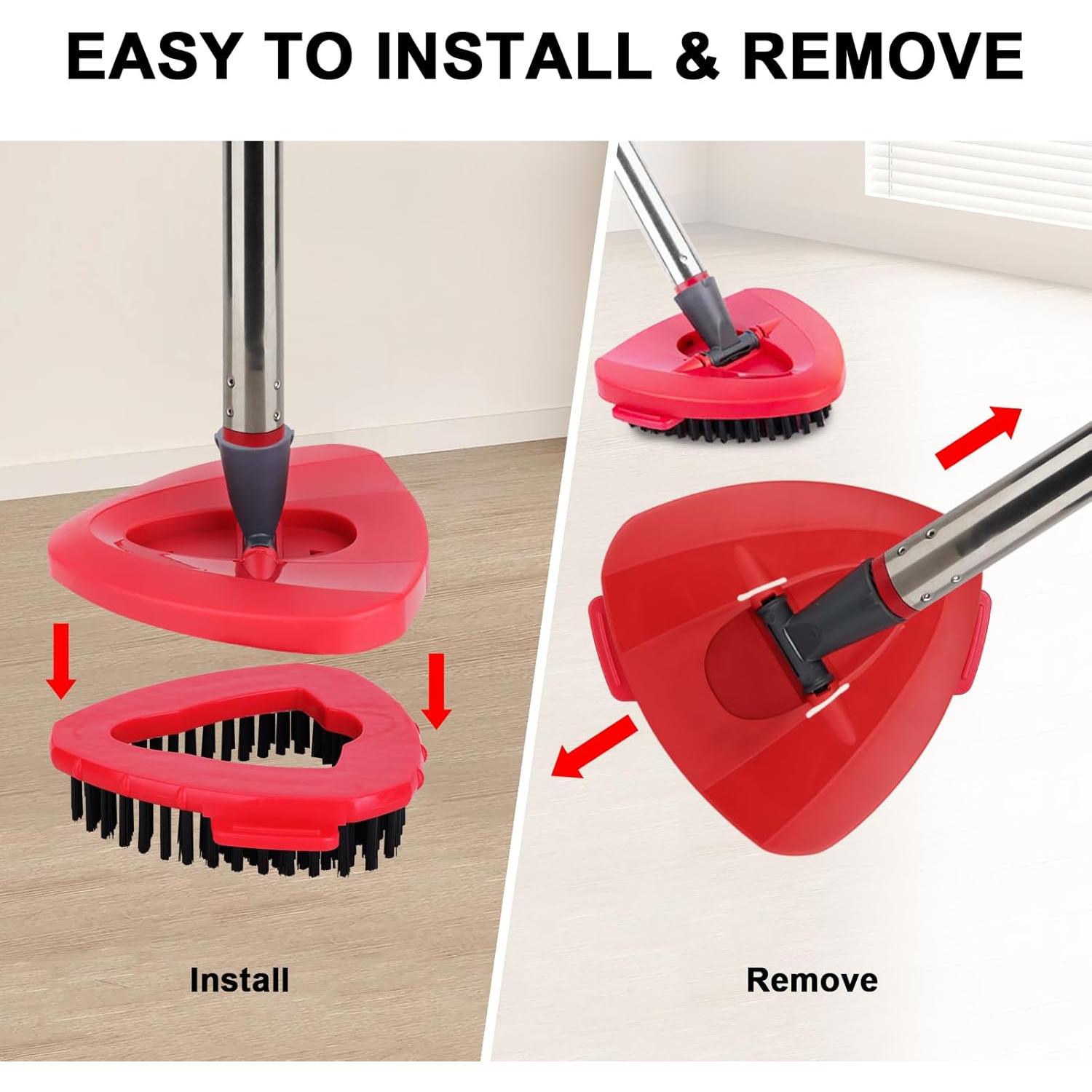 Repuesto Mop Giratorio Vileda/Ocedar - 4 Paños Microfibra