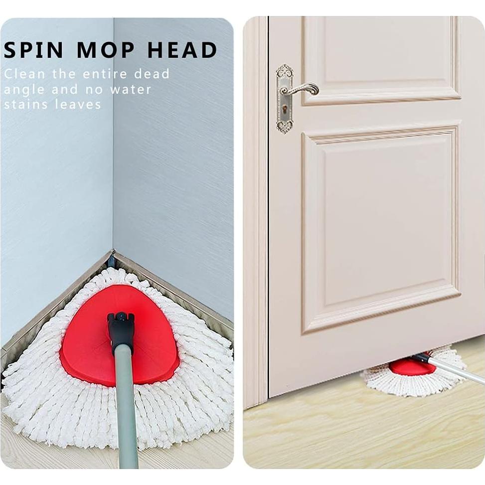 Cabezas de Repuesto para Mopa Giratoria Eyluck 10 Piezas Microfibra