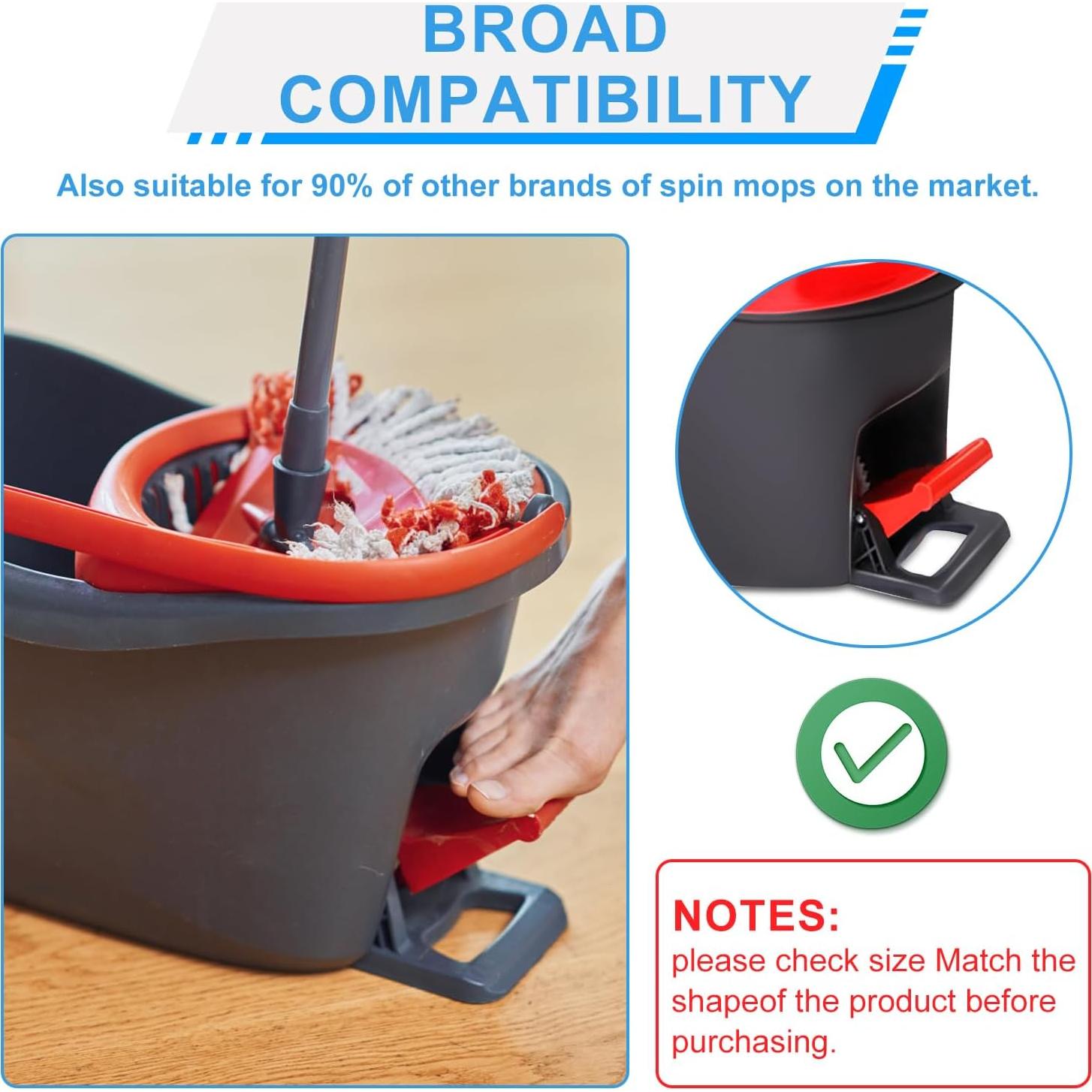 4 Piezas de Repuesto para Mopas Giratorias PEUTIER