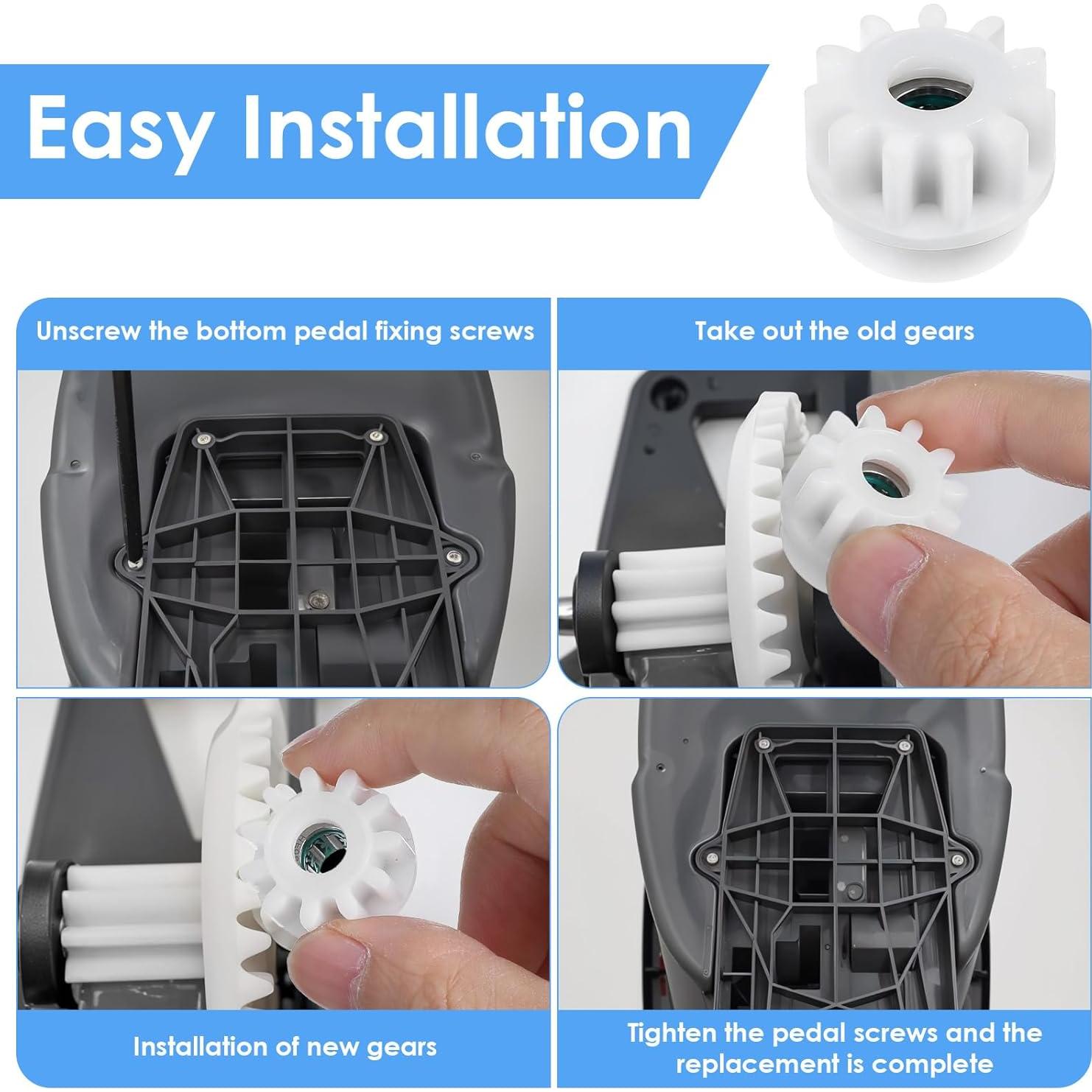 4 Piezas Repuesto Mopas Giratorias Larrel Compatible Ocedar