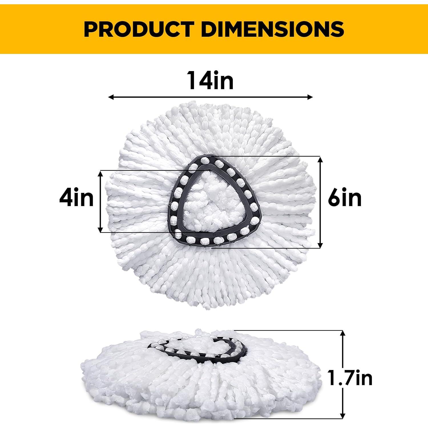 Cabezas de Mopa Reemplazo O-Cedar EasyWring 6 Unidades Microfibra