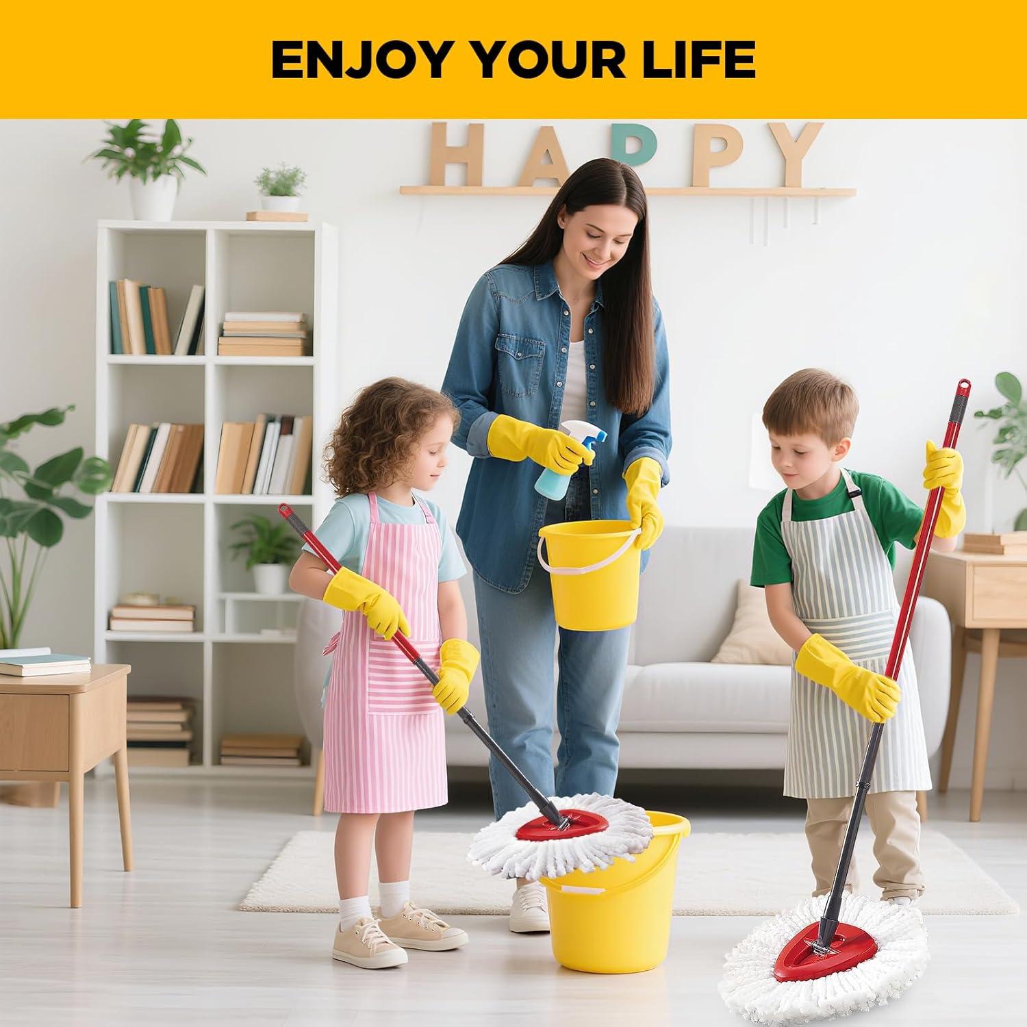 Cabezas de Mopa Reemplazo O-Cedar EasyWring 6 Unidades Microfibra