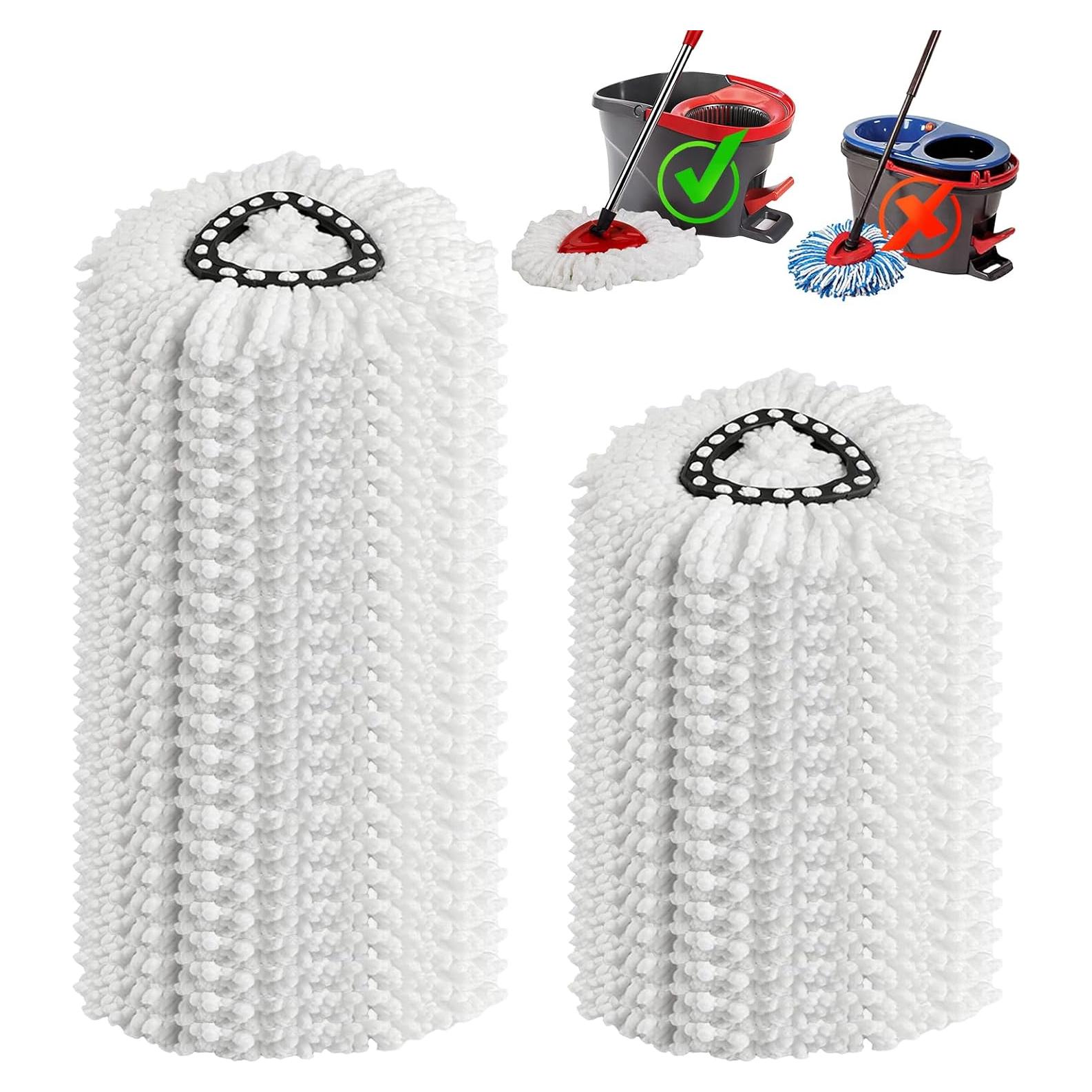 Cabezas de Repuesto para Mop de Giro Easy Wring 20 Piezas