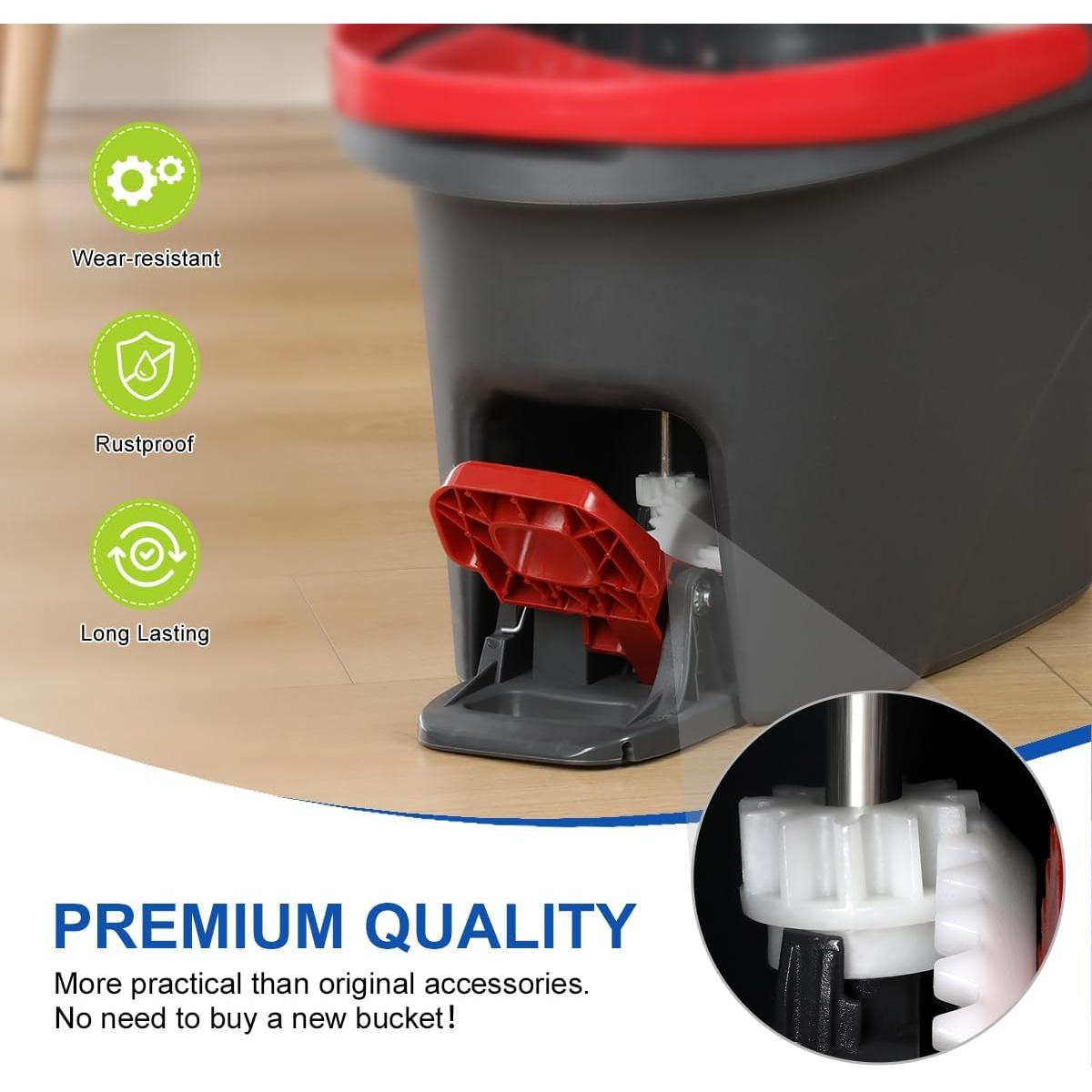 Rodamiento de Cubo de Mopa Giratoria LANMU - 2 Piezas, Compatible Ocedar