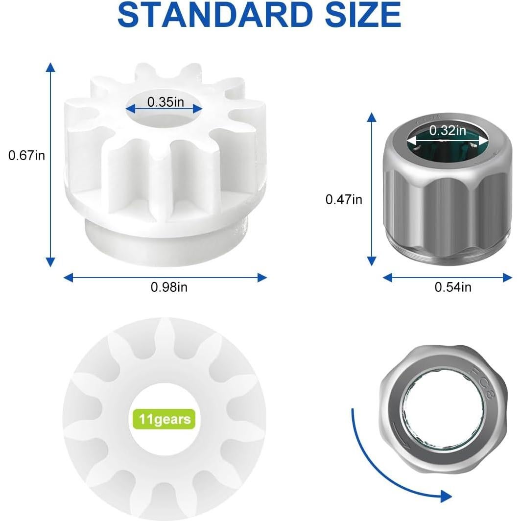Rodamiento de Cubo de Mopa Giratoria LANMU - 2 Piezas, Compatible Ocedar
