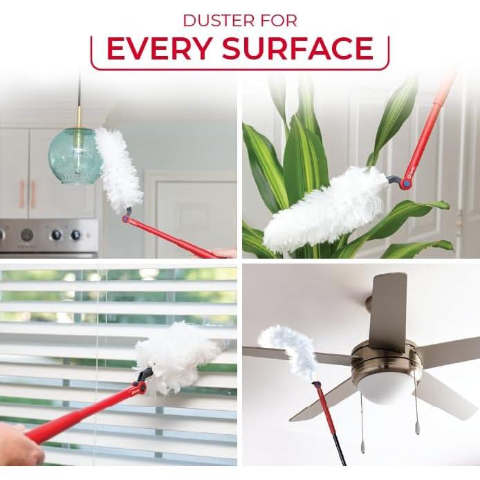 Kit de Limpieza O-Cedar Flex & Catch con 3 Recargas - Mango 0.91 m