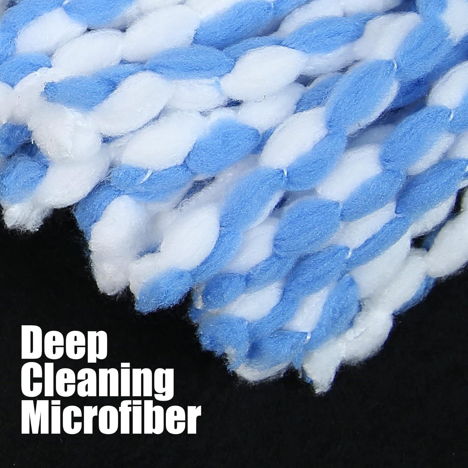 Cabezales de Reemplazo para Fregona Homsis - 2 Unidades Microfibra