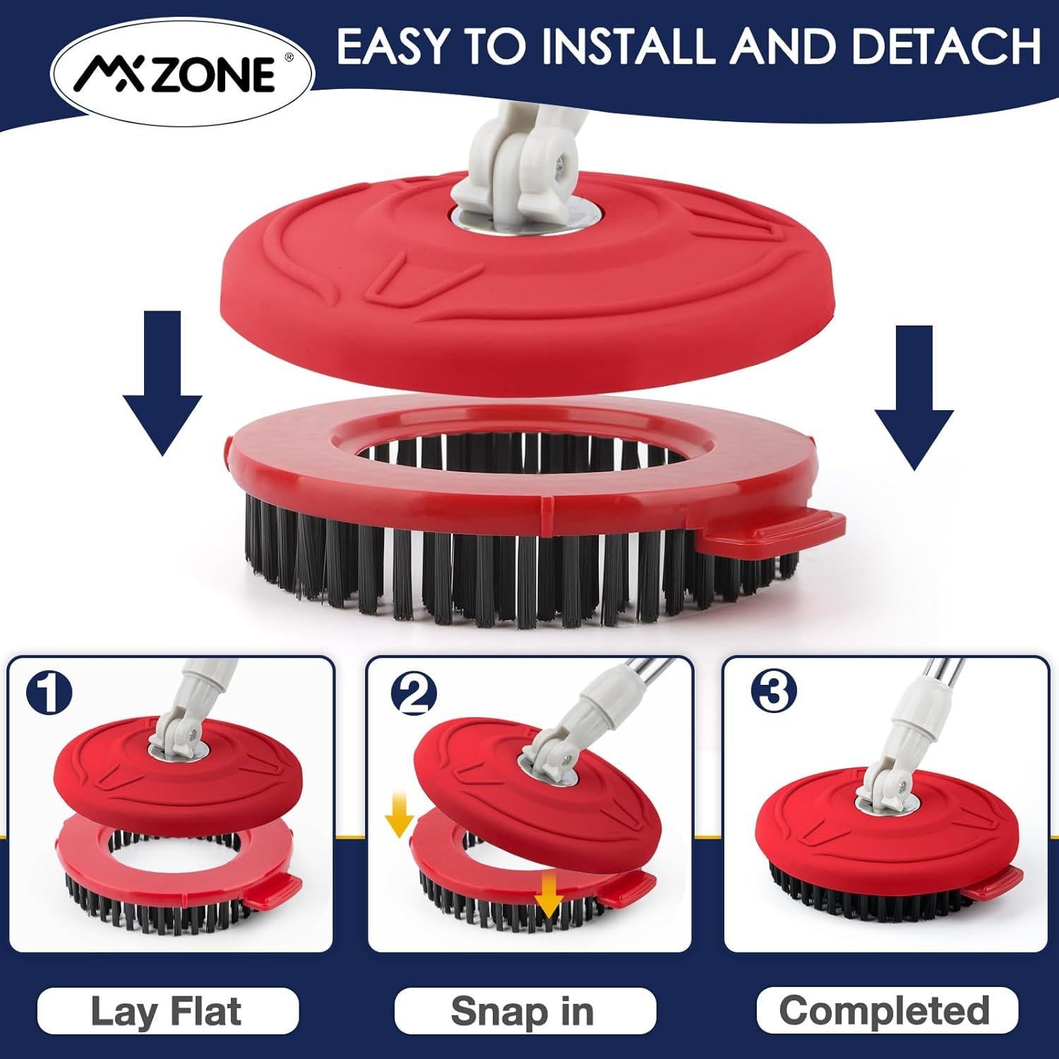 Cabezal de Cepillo de Mopa Giratoria MXZONE 15.7 cm Universal