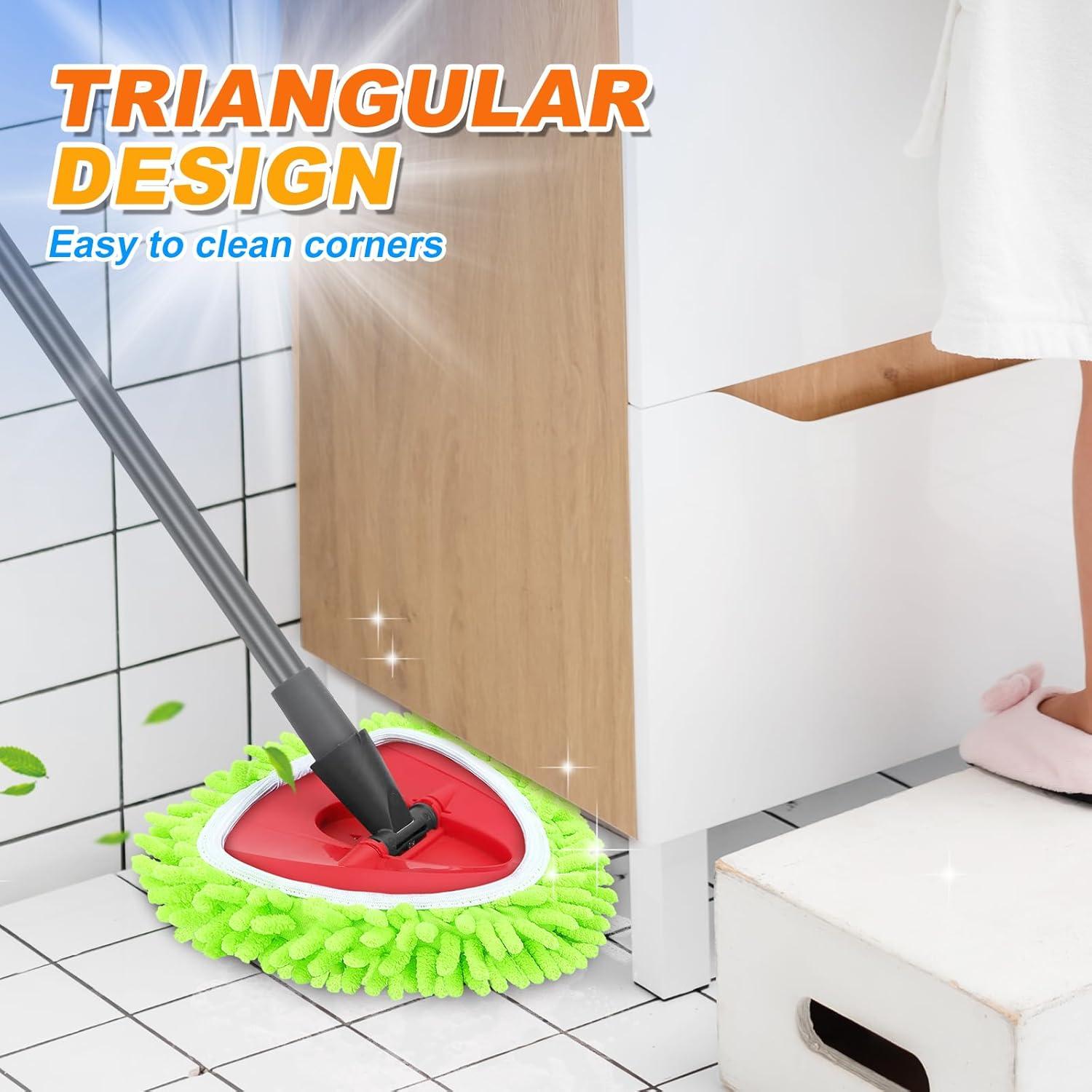 Paquete de 4 almohadillas de mopa O-Cedar Easy Wring verdes