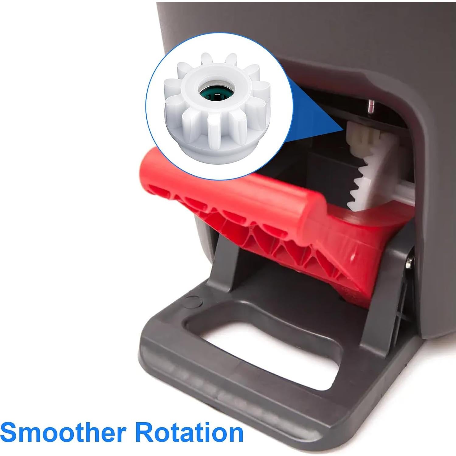 6 Piezas Repuesto Mopa Giratoria LLOUSSAK Compatible O-Cedar