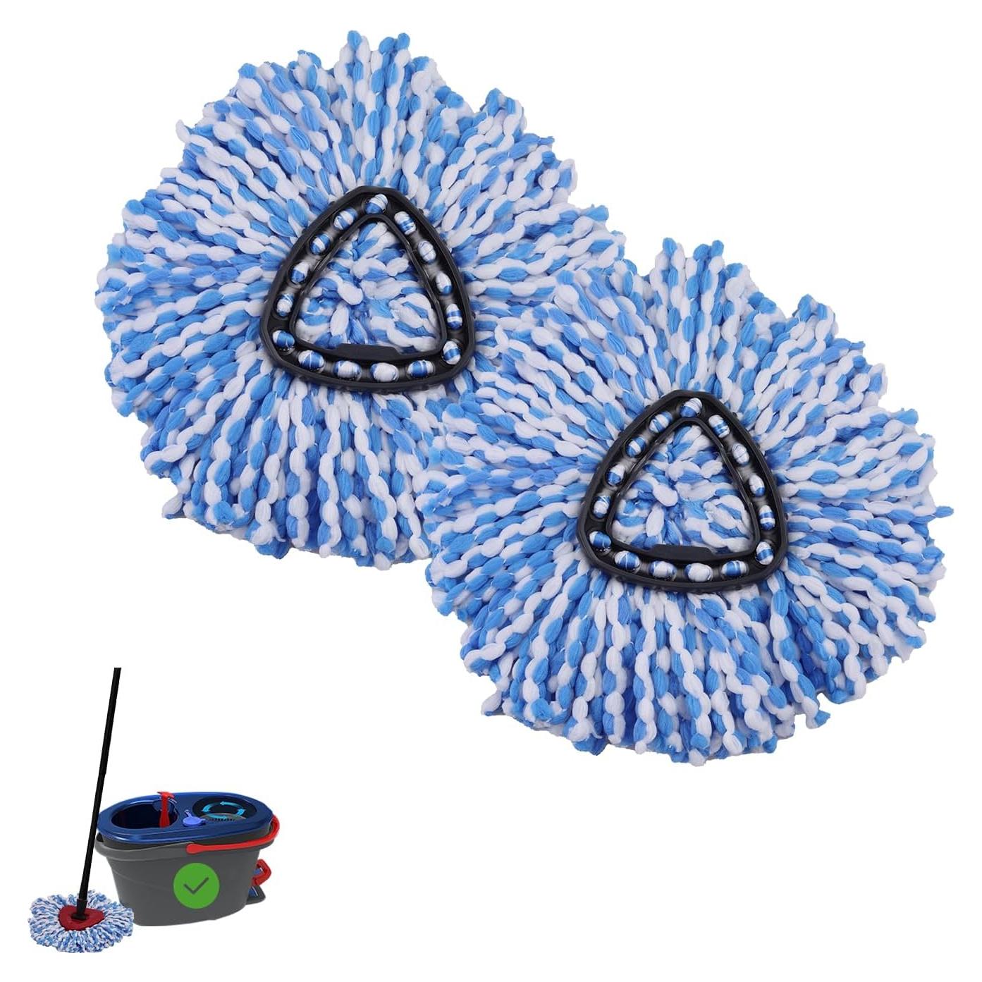 Cabeza de Mop de Microfibra Anffeary 30.48 cm 2 Paquetes