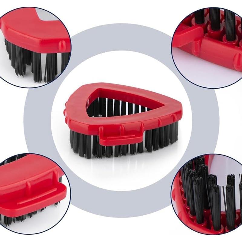 Scrub Brush for OCedar RinseClean 2 Tank System, Scrubber Mop Head for Ocedar Spin Mop Stiff Bristle Scrubbing All Purpose Triangle(1pcs 2-Tank Scrub Brush)