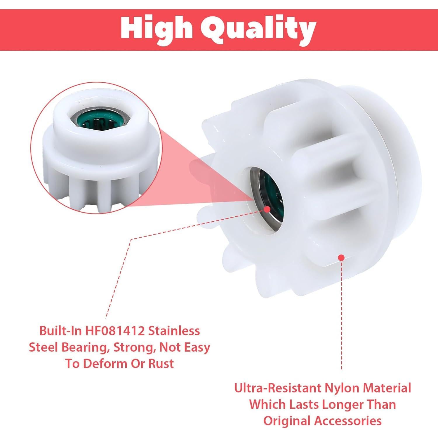 Repuesto de Pedal de Mopa Giratoria Piriuuo 4 Piezas 2.5cm