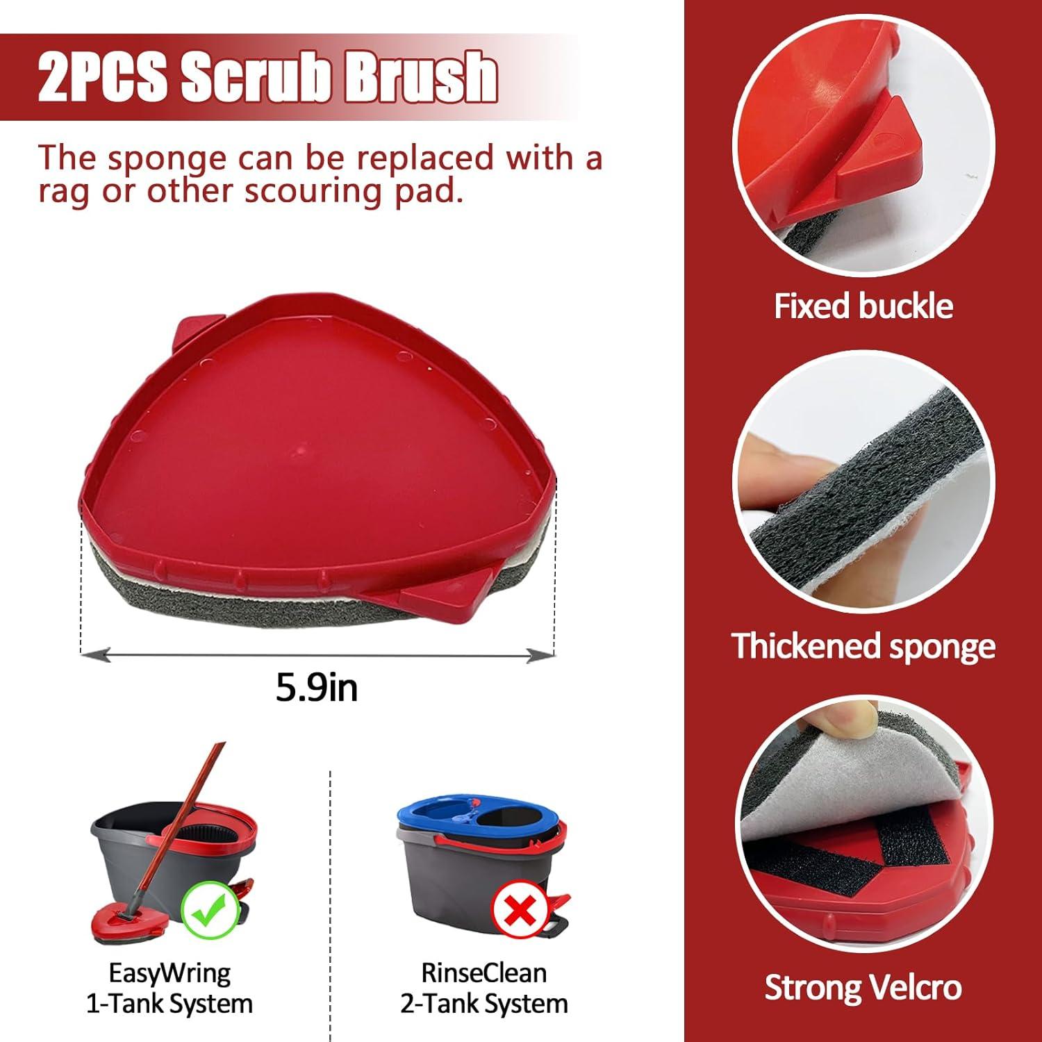 Cabezal de cepillo de fregona giratoria Ocedar 2PCS 15cm