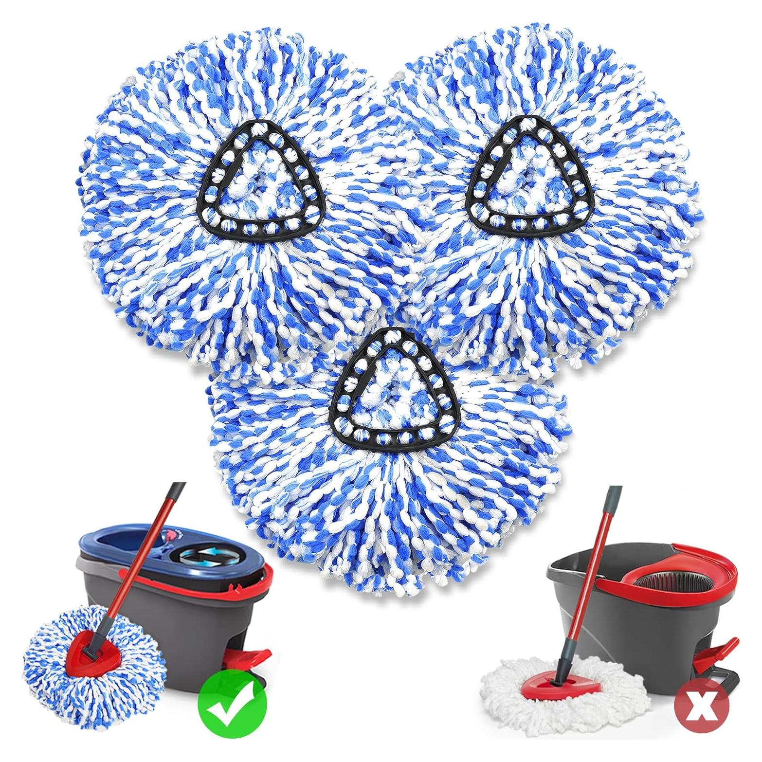 Cabezal de Repuesto O-Cedar RinseClean 2 Paquetes Microfibra