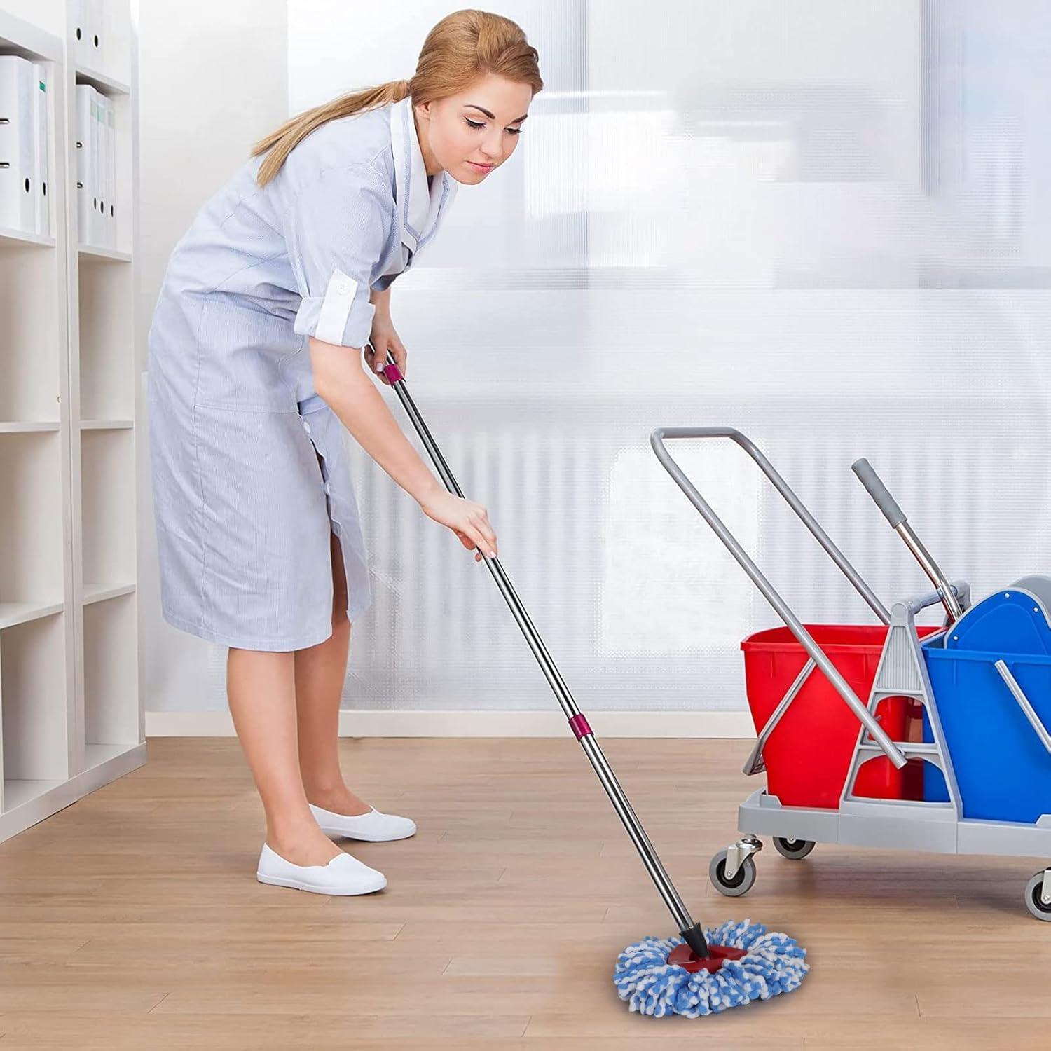 Mango de Repuesto Qulable para Mop Giratorio Ajustable 76-147 cm