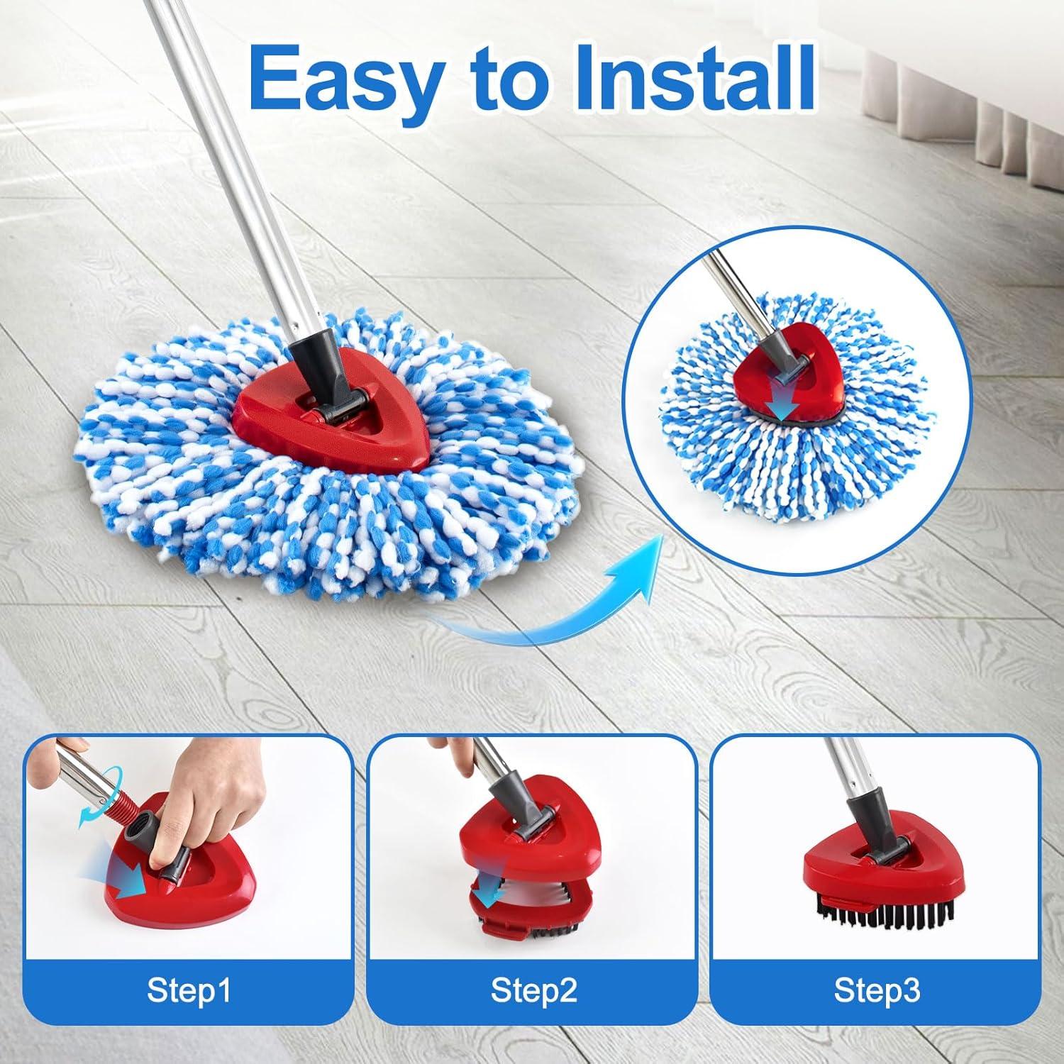 Cabezas de Repuesto para Mopas O Cedar RinseClean 2 Tanques