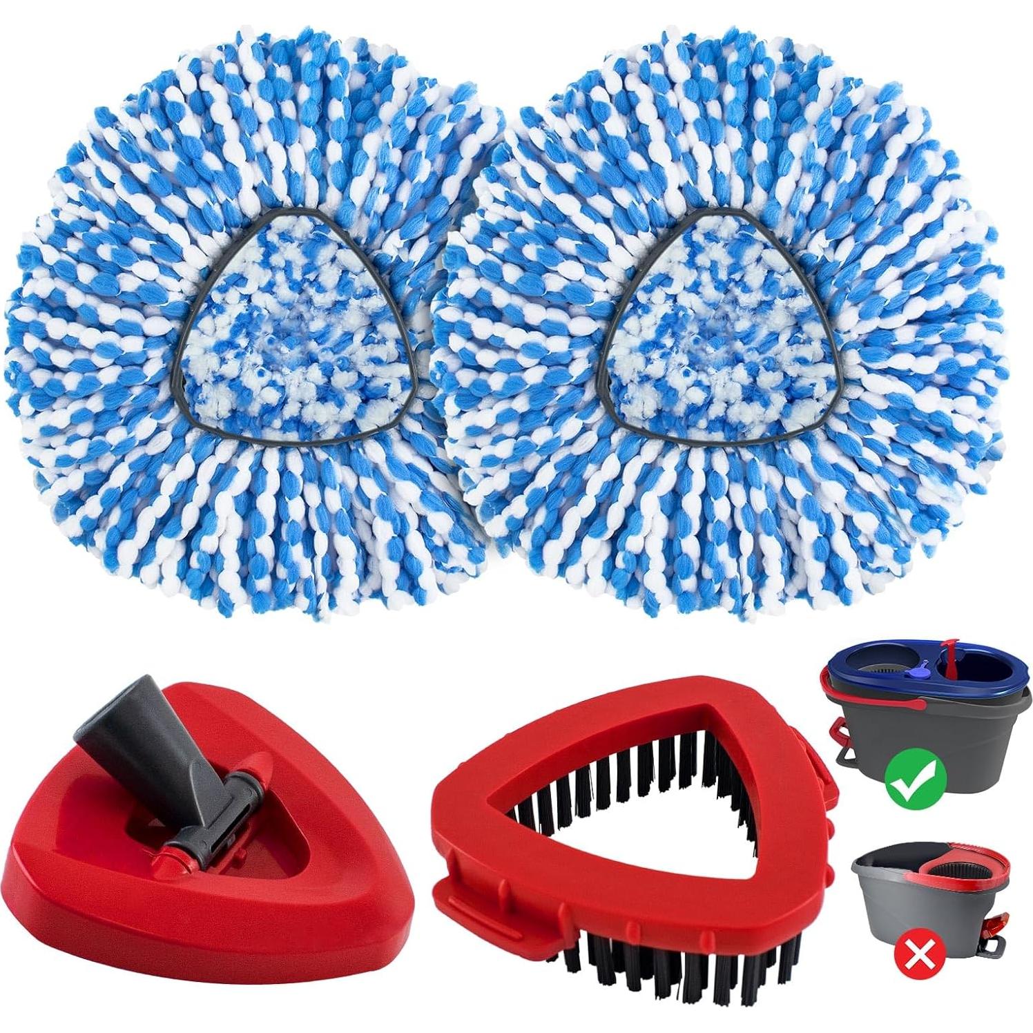 Cabezas de Repuesto para Mopas O Cedar RinseClean 2 Tanques