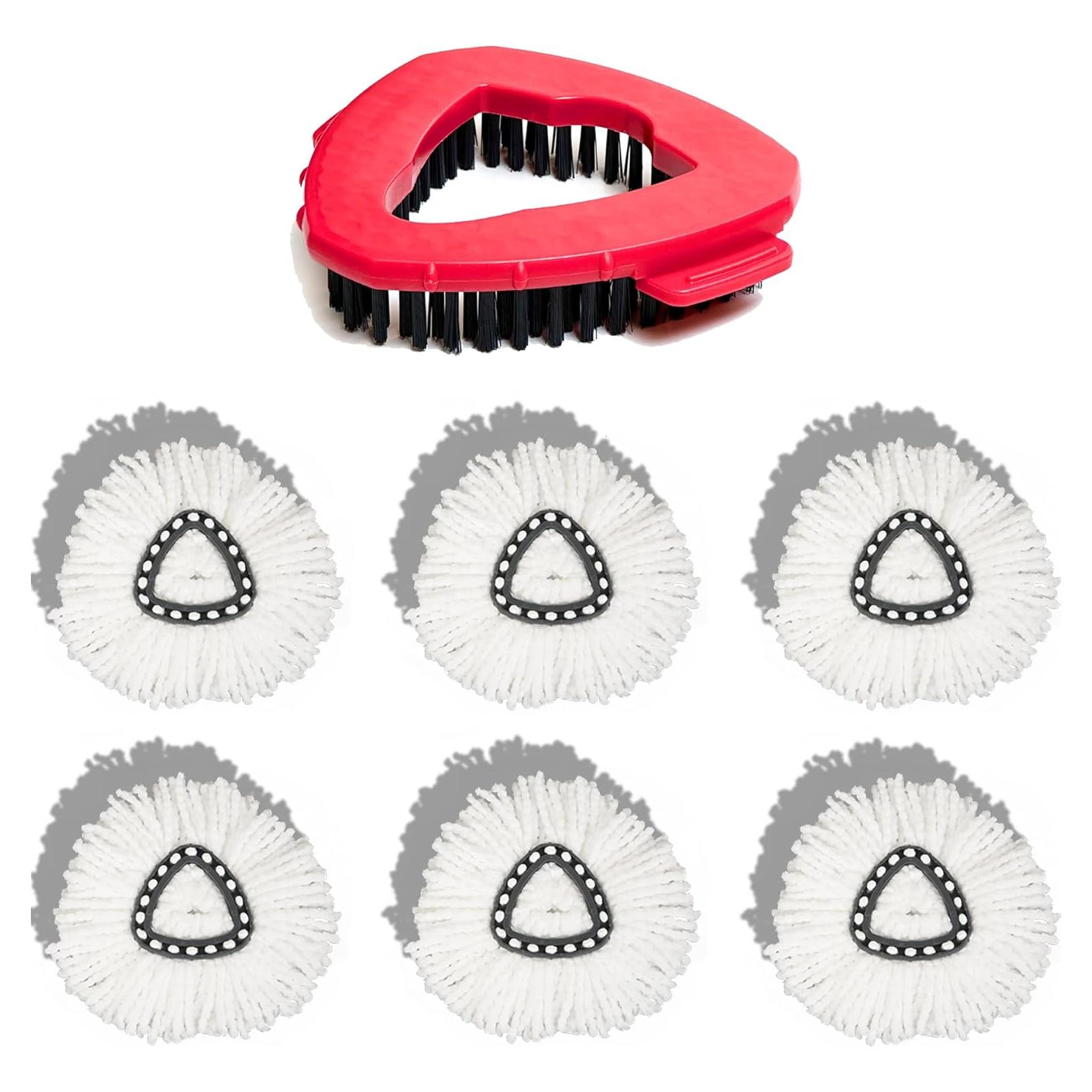 Kit de Repuesto 7 Cabezas Microfibra Homsis para Fregadora