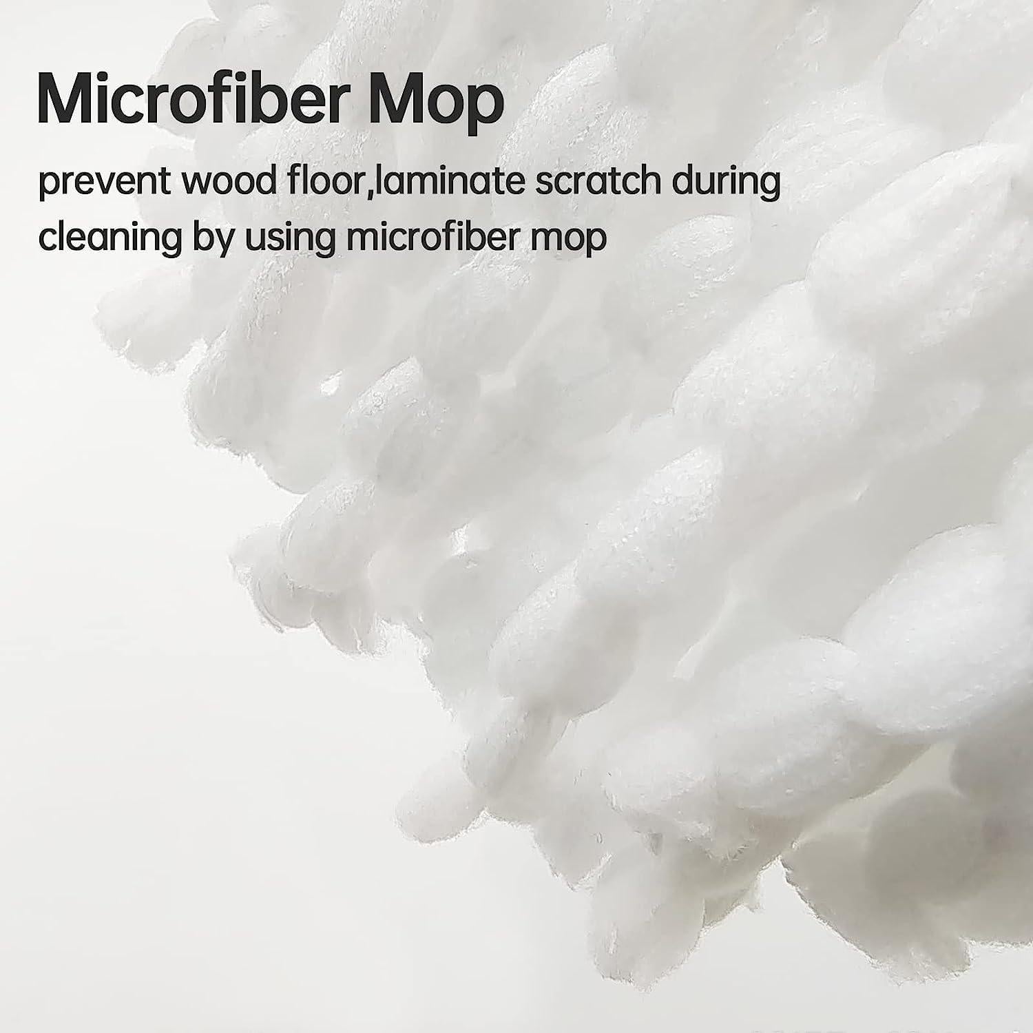 Paquete de 4 cabezales de fregona O-Ceda EasyWring Microfibra