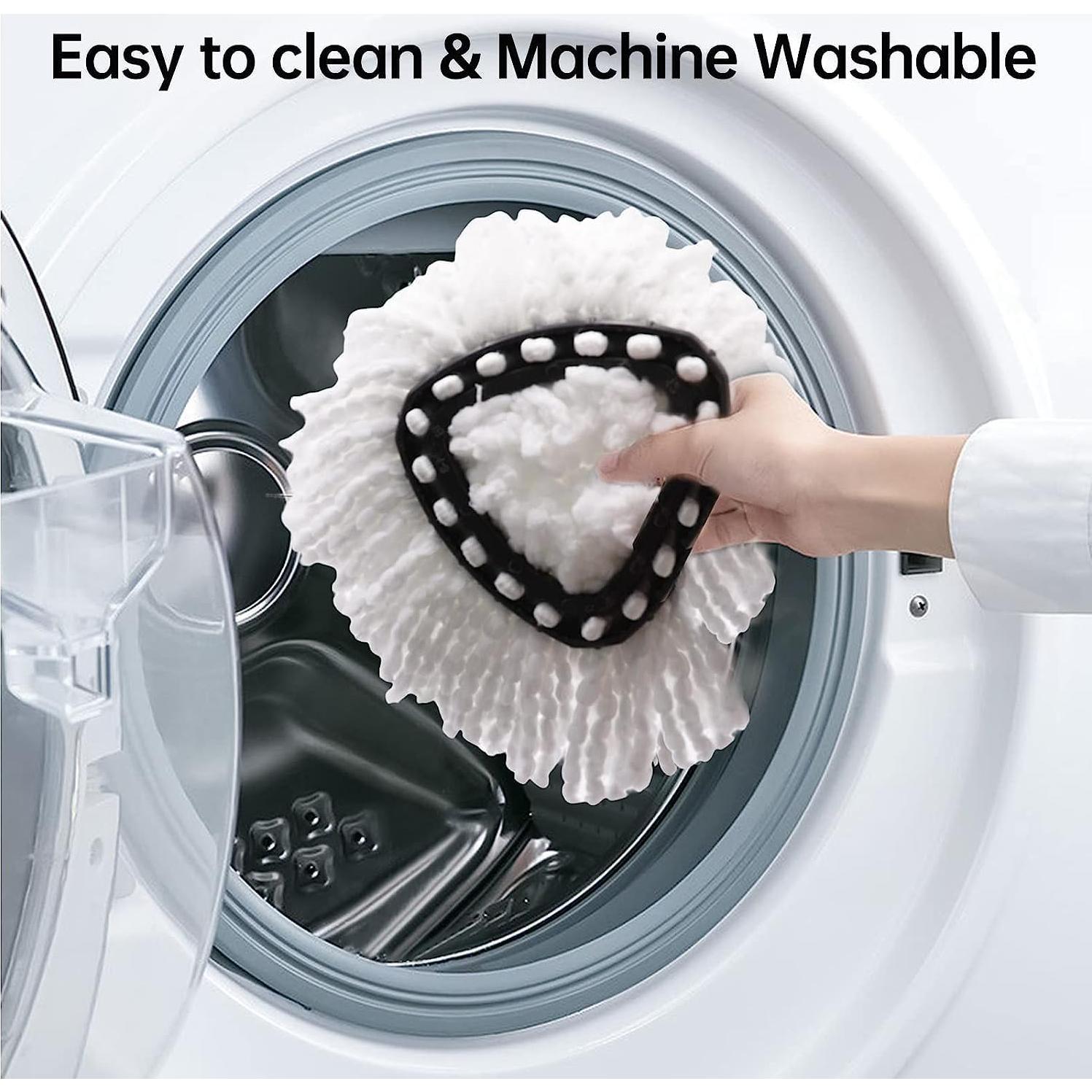 Paquete de 4 cabezales de fregona O-Ceda EasyWring Microfibra