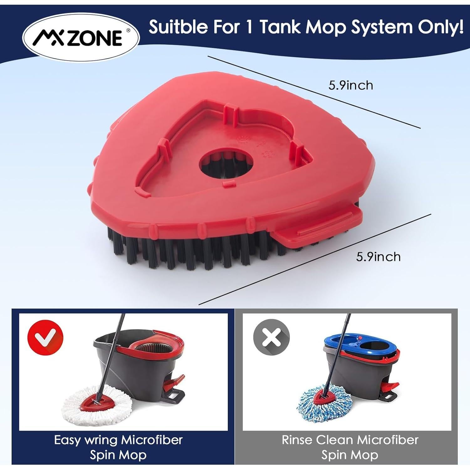 Cabezal de Mopa Limpiadora MXZONE Compatible O Cedar EasyWring