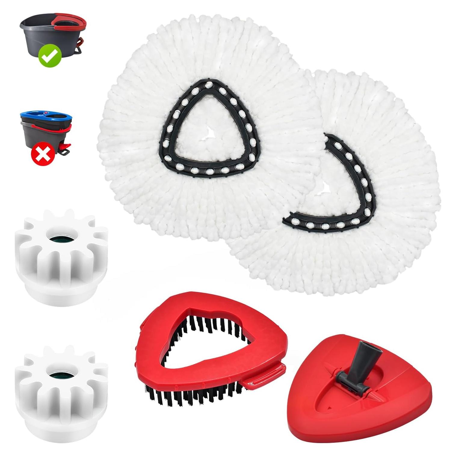 Reemplazo de cabezales de mopa Aiyiried para O-Cedar EasyWring