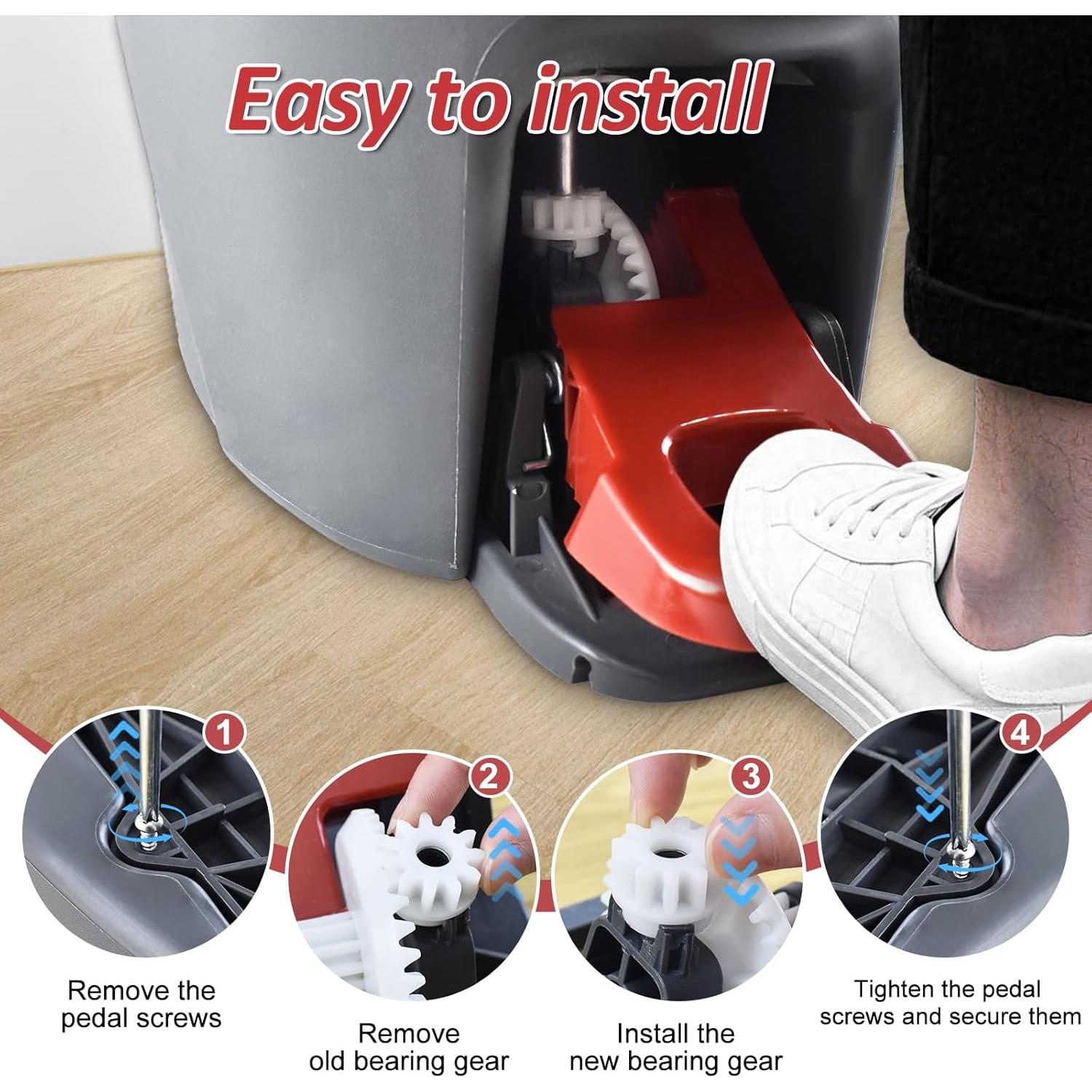 Reemplazo de cabezales de mopa Aiyiried para O-Cedar EasyWring