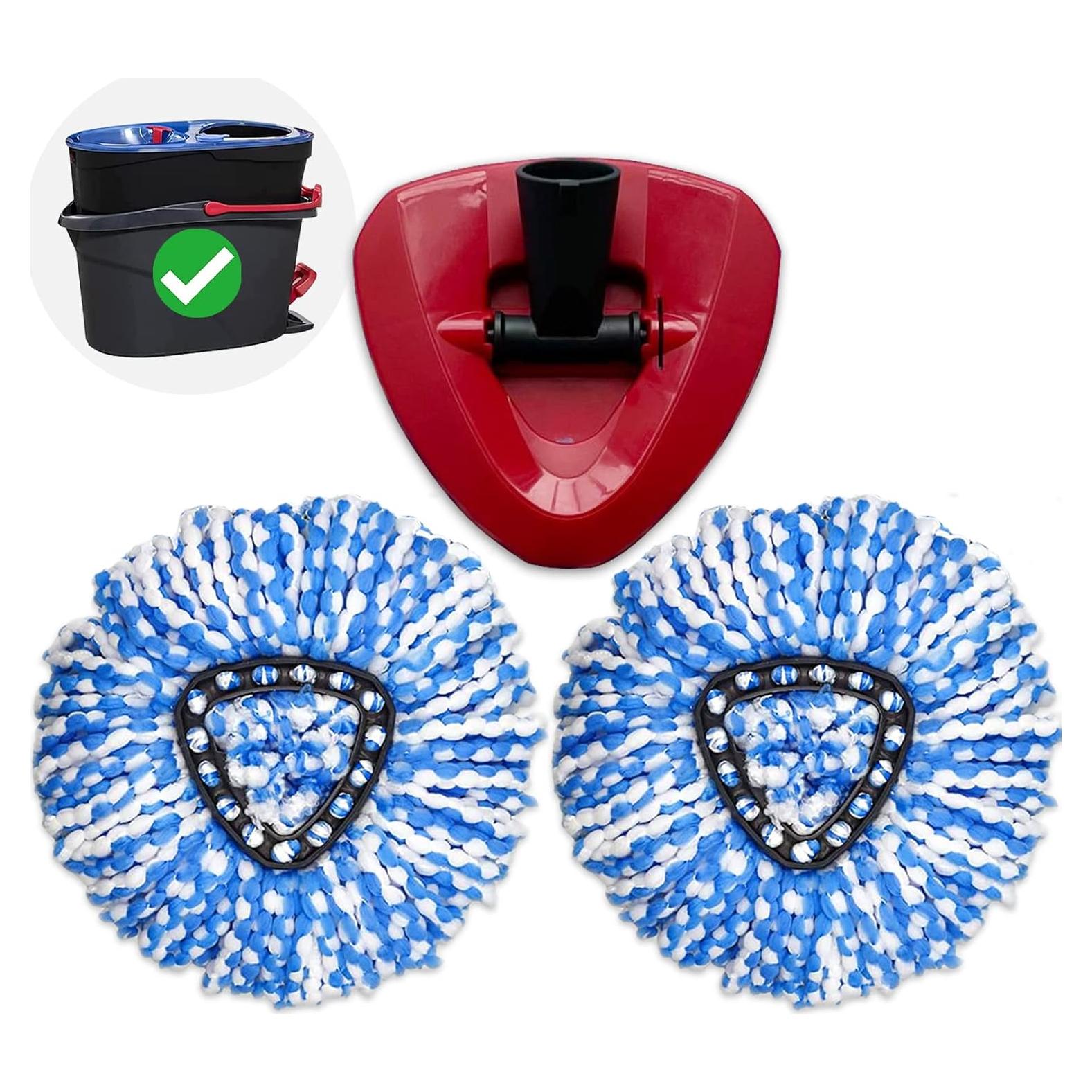 3 Recargas de Cabezal de Mopa RUXIEWEY Microfibra Ultra Absorbente