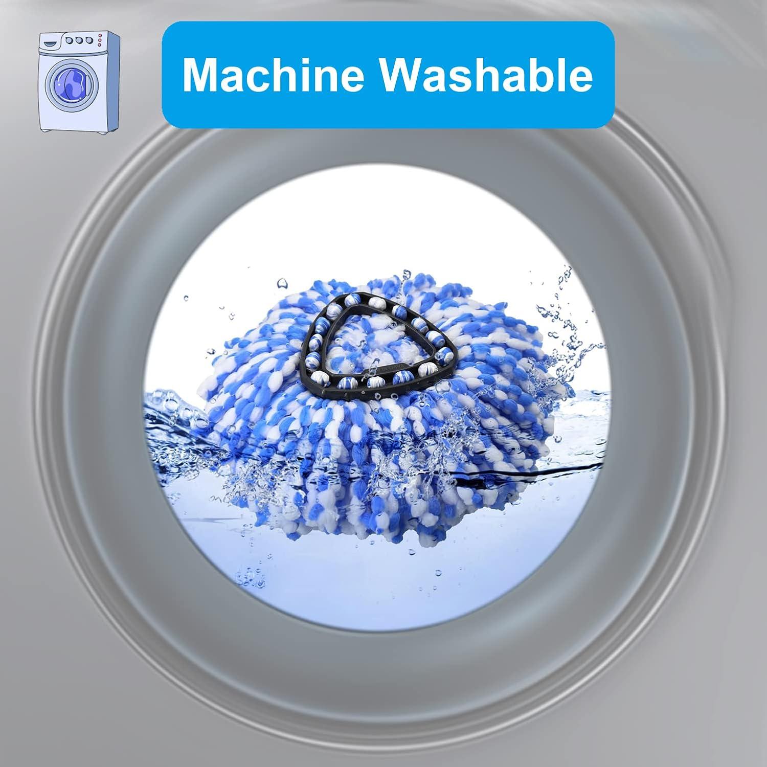 3 Recargas de Cabezal de Mopa RUXIEWEY Microfibra Ultra Absorbente