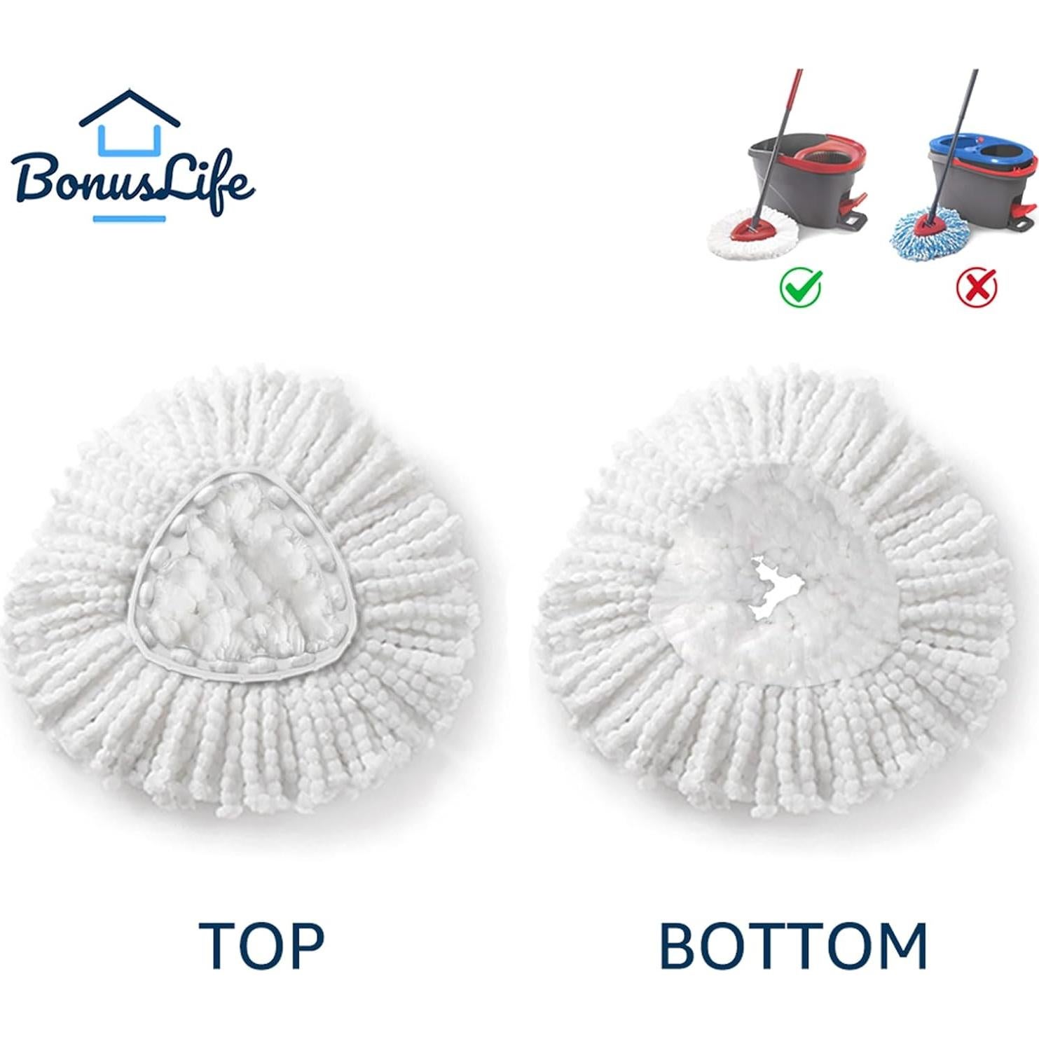 Recarga de Limpieza Profunda Bonus Life para Mopa EasyWrin 3 Unidades