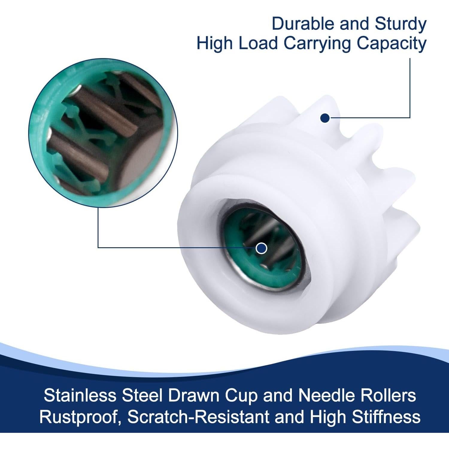 3 Piezas Engranajes de Reemplazo para Mopa Giratoria Oceda