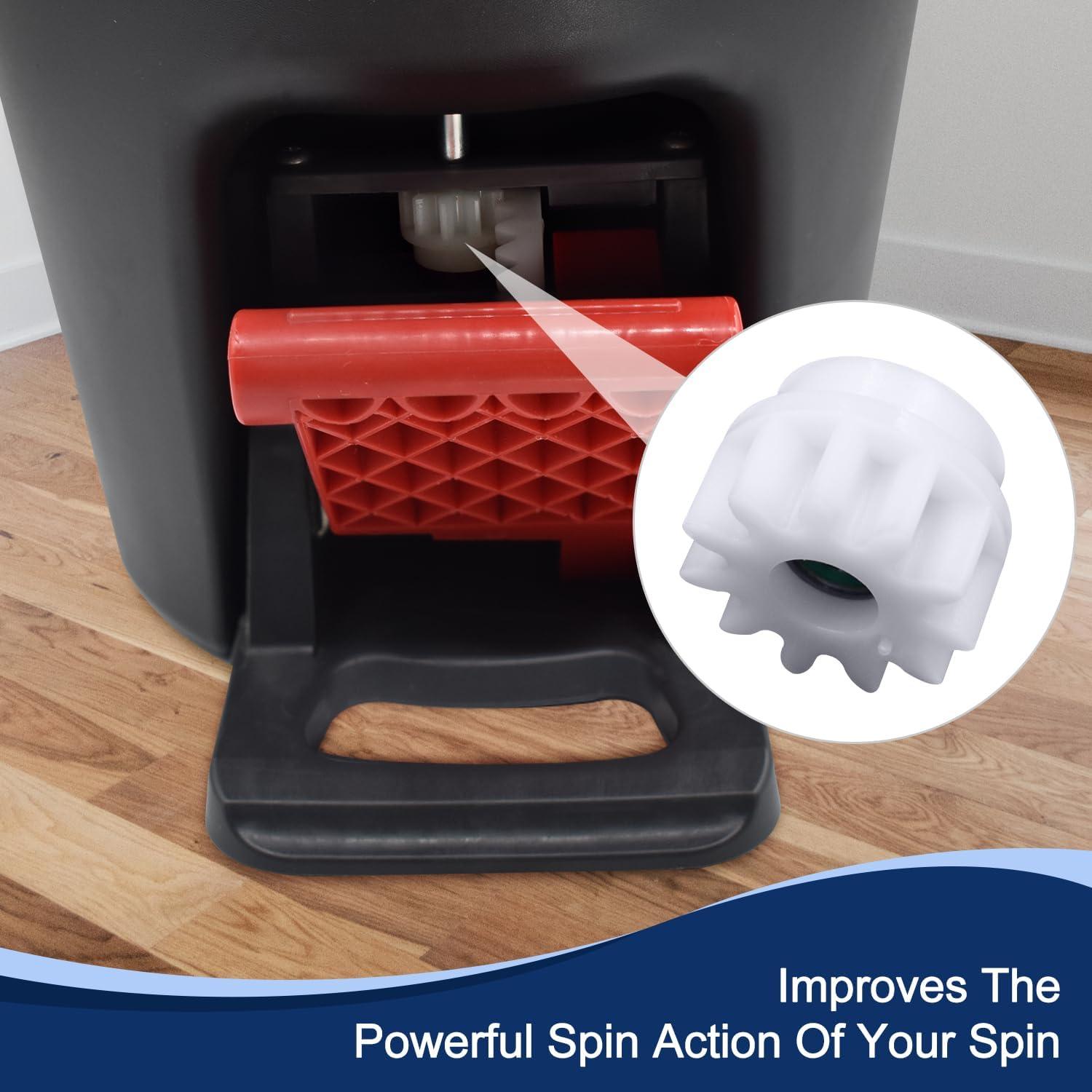 3 Piezas Engranajes de Reemplazo para Mopa Giratoria Oceda