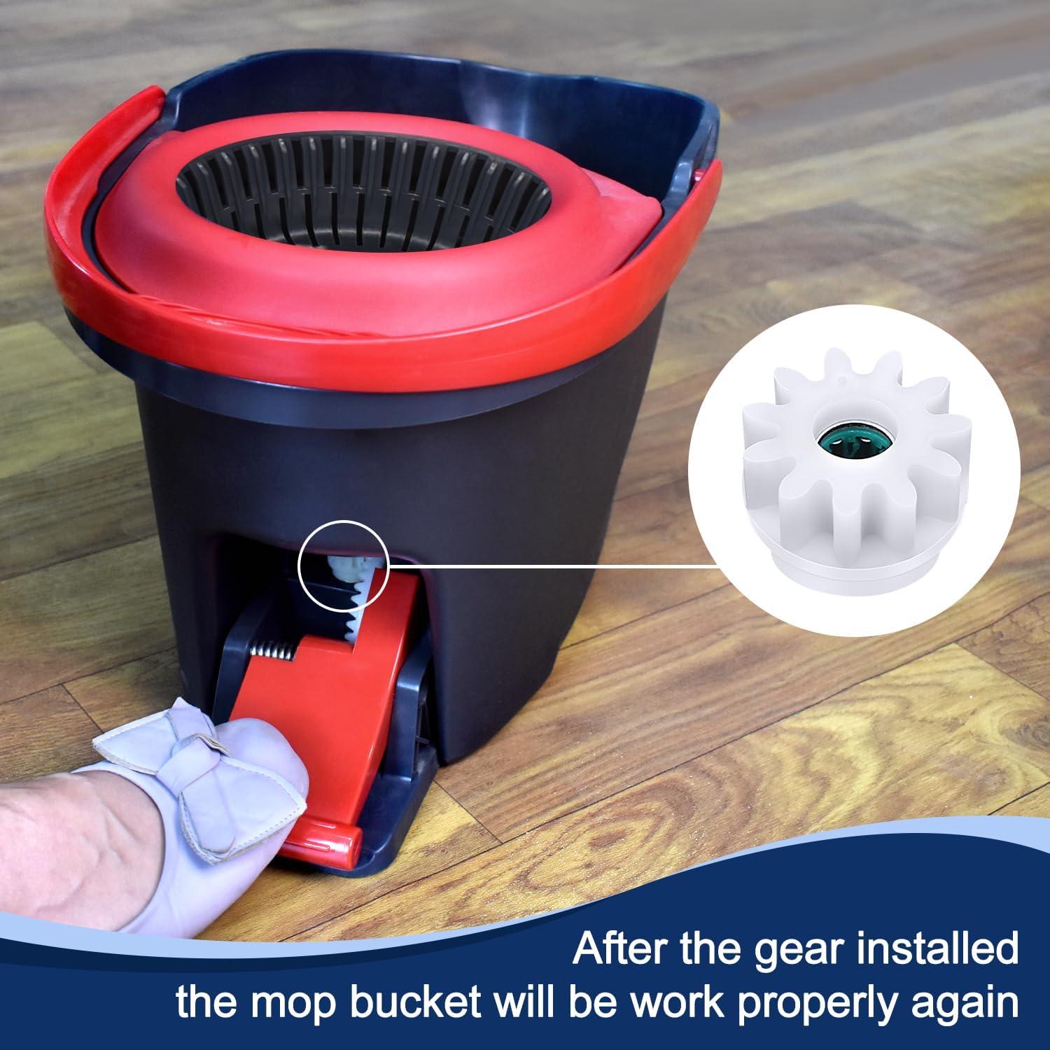 3 Piezas Engranajes de Reemplazo para Mopa Giratoria Oceda