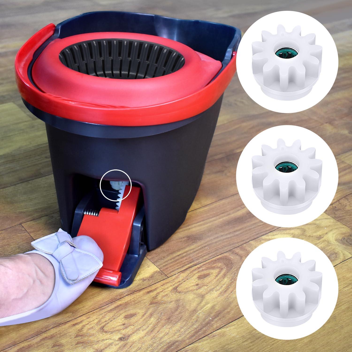 3 Piezas Engranajes de Reemplazo para Mopa Giratoria Oceda