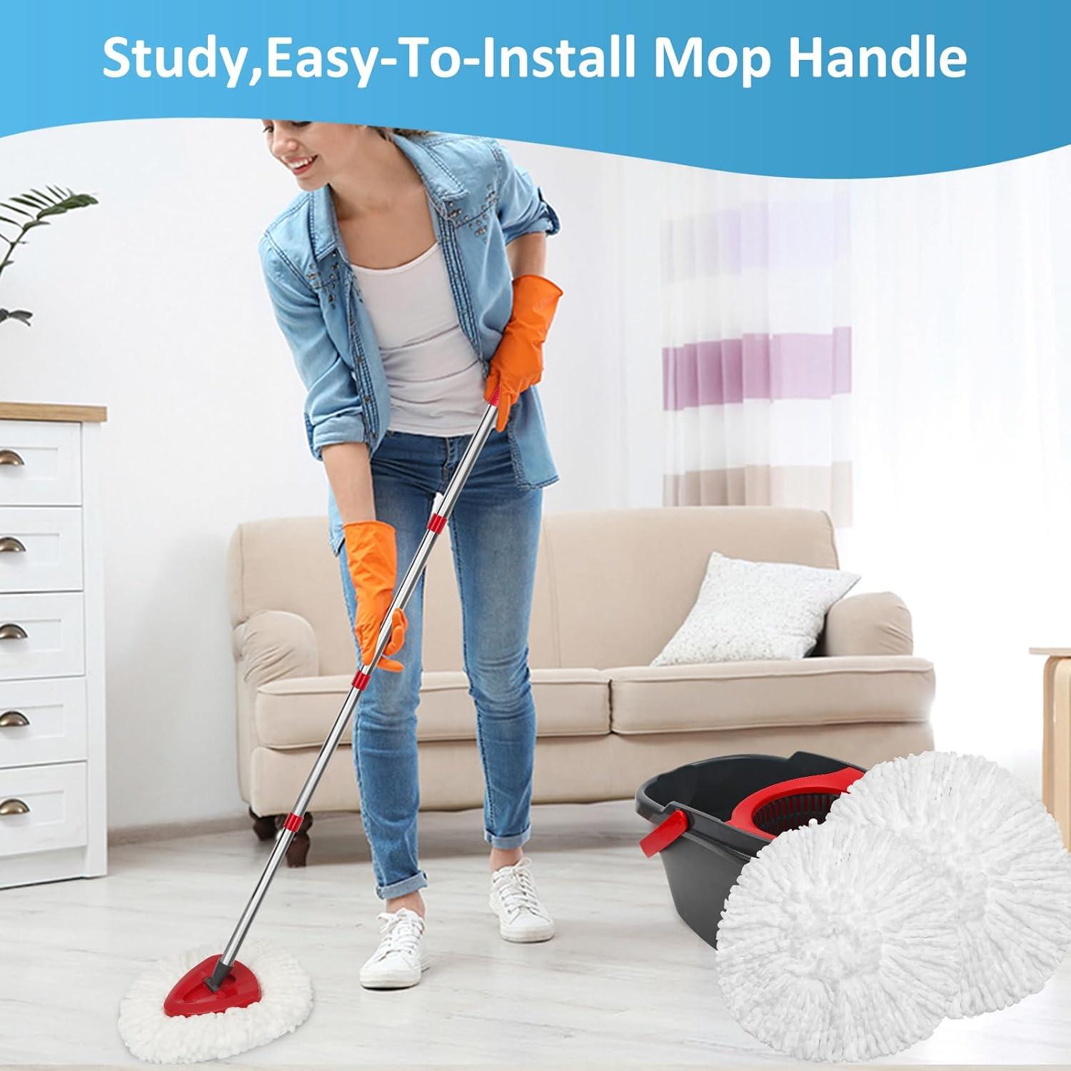 Cabezas de Repuesto para Mopa Giratoria CLEAN PIONEER - 6 Paquetes Microfibra