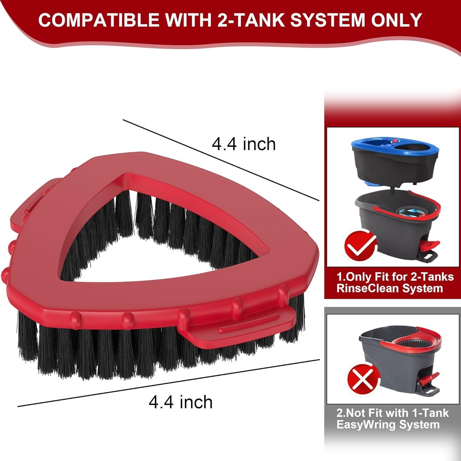 Cabezal de Reemplazo Aifacay para Fregona RinseClean 2 Tanques