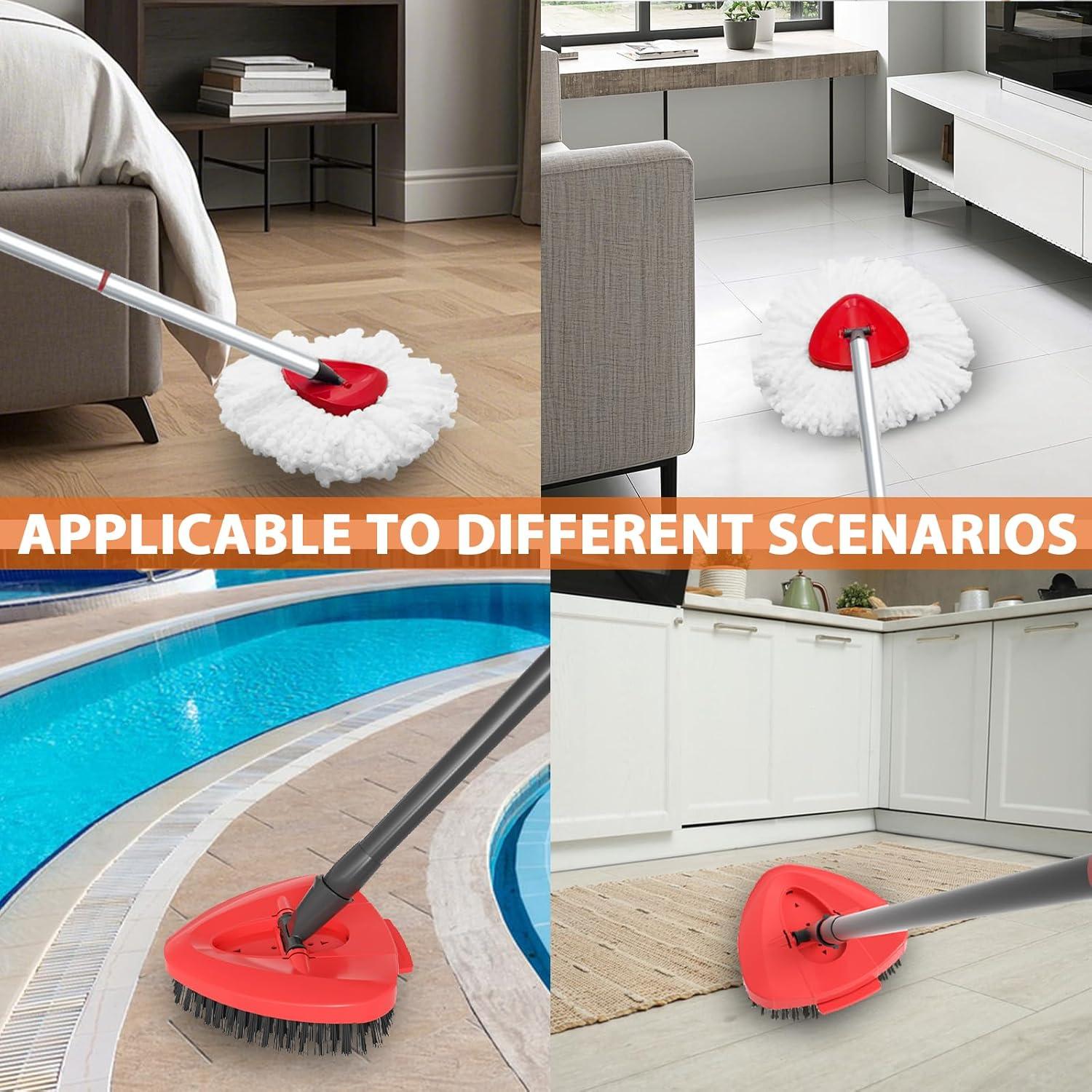 Cabezas de Mop Reemplazables O-Cedar EasyWring + Cepillo